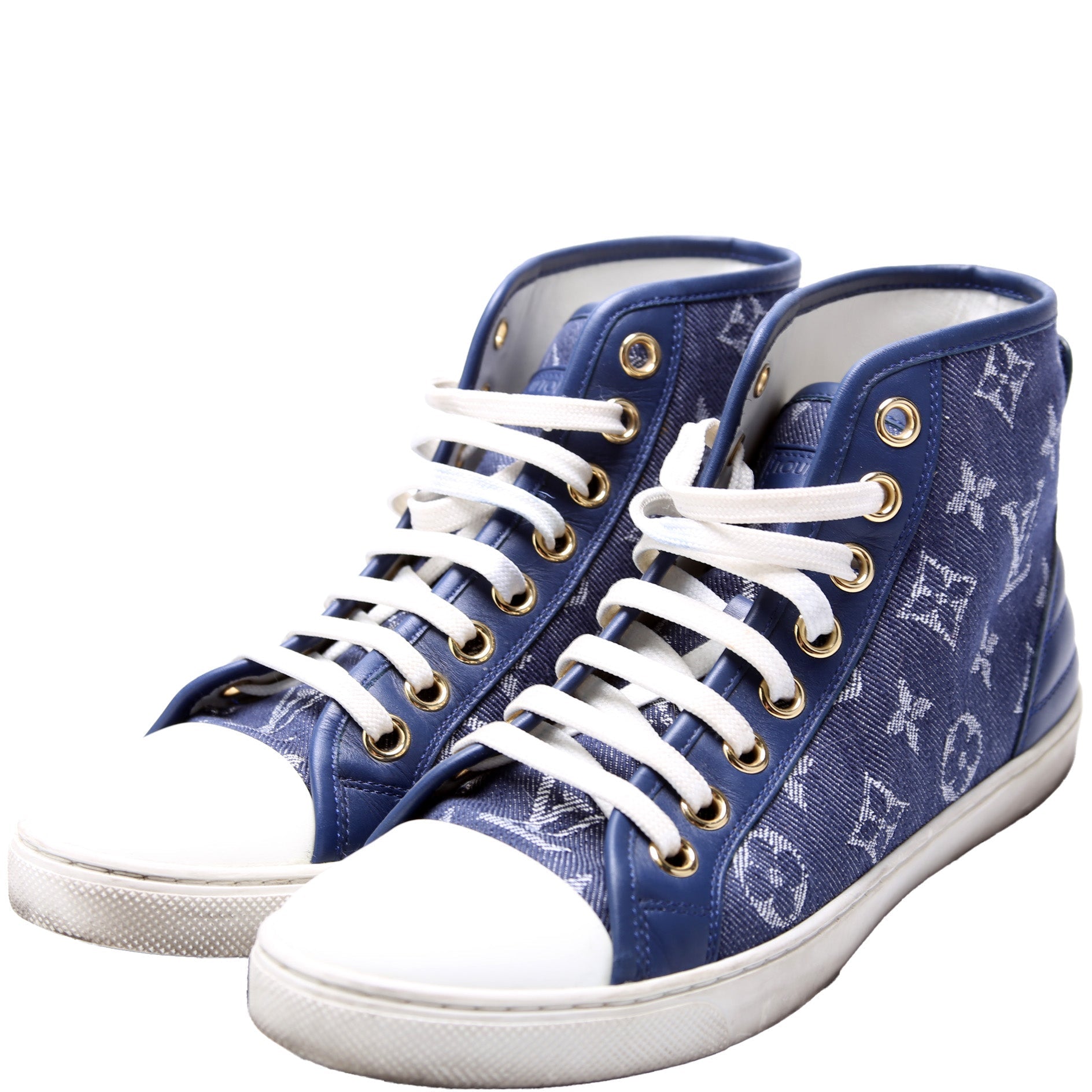 Monogram Hightop Sneakers Size 37