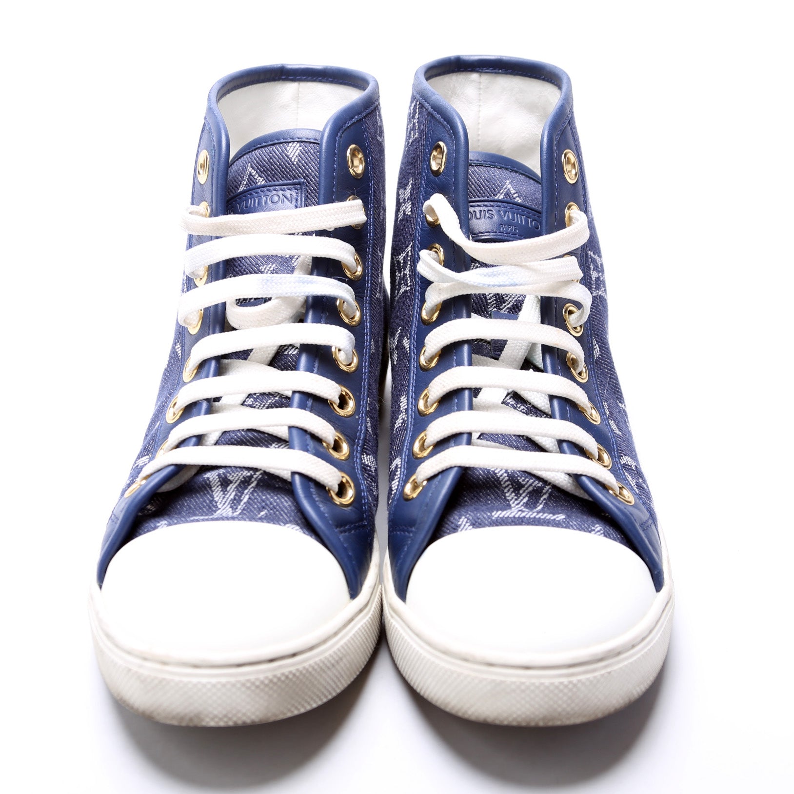 Monogram Hightop Sneakers Size 37