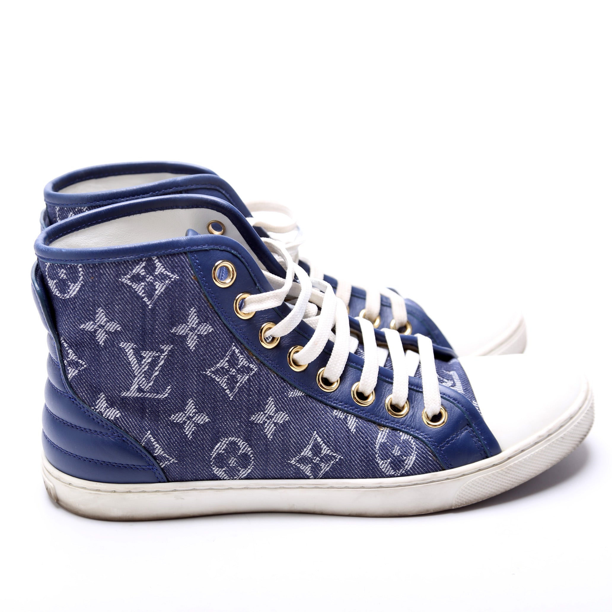 Monogram Hightop Sneakers Size 37
