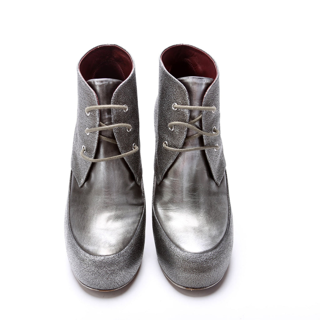 Lace Up Ankle Booties Size 38.5