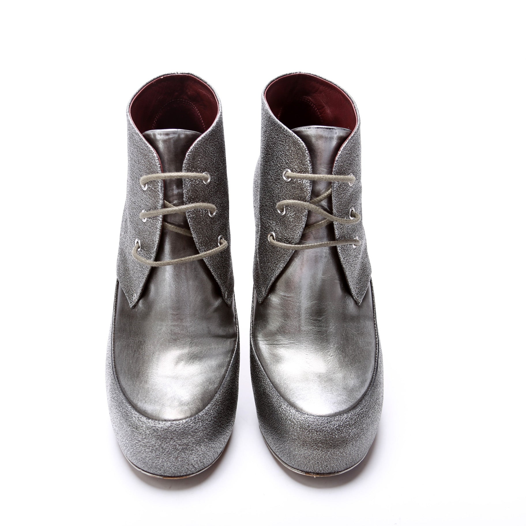 Lace Up Ankle Booties Size 38.5