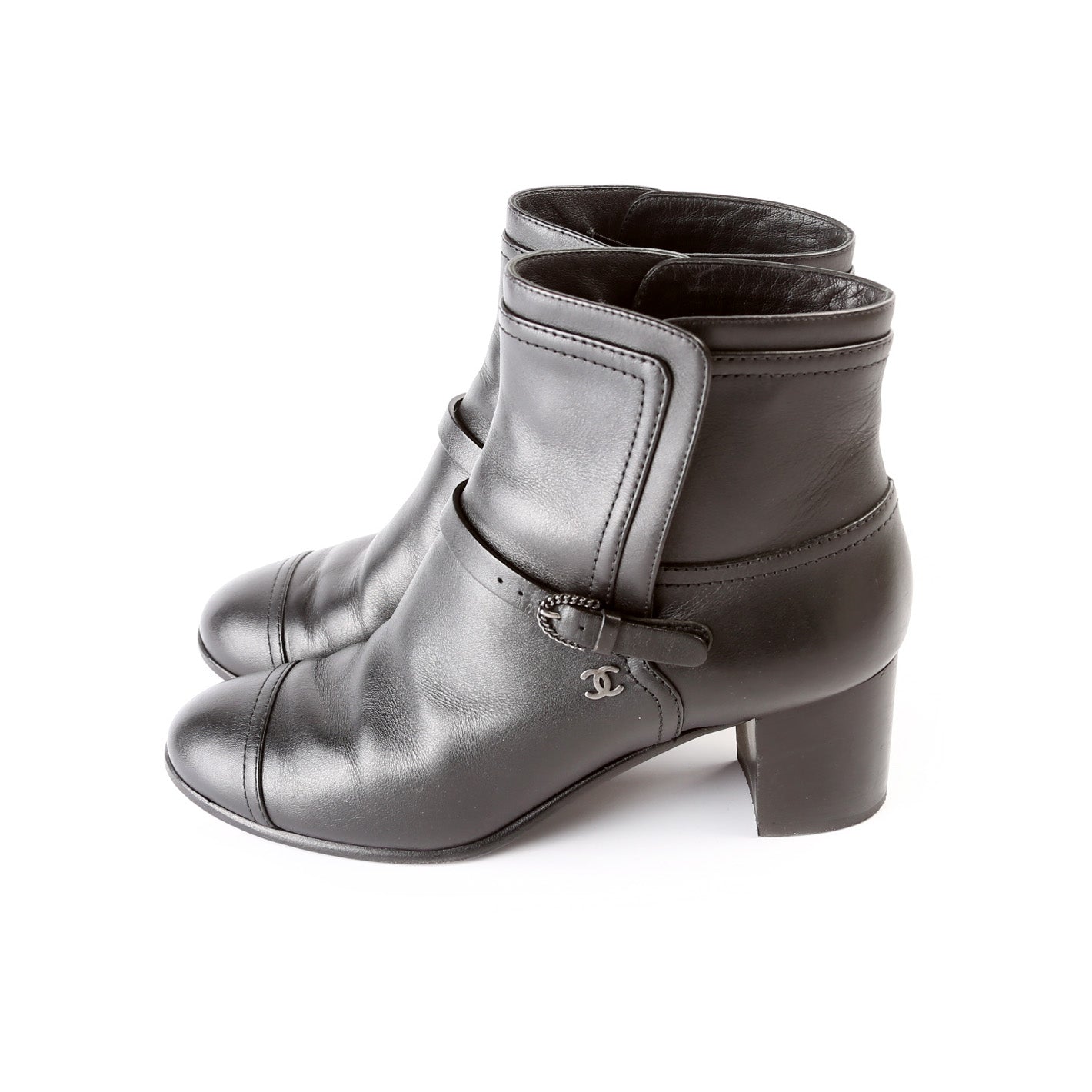 CC Cap Toe Ankle Booties Size 37