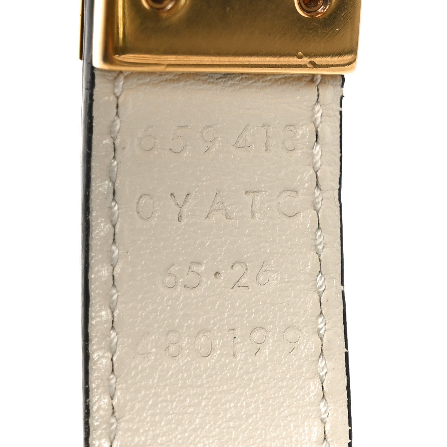 Gucci Calfskin Double G 20mm Belt Black
