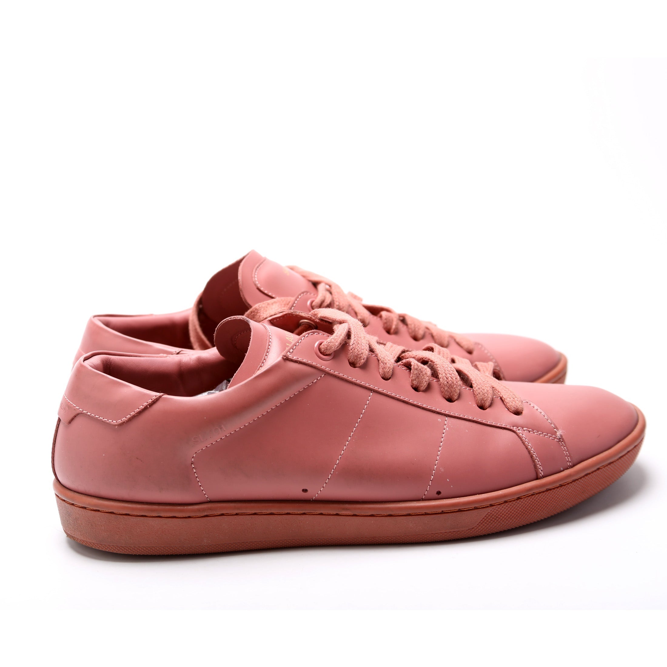 SAINT LAURENT Leather Sneakers Size 40