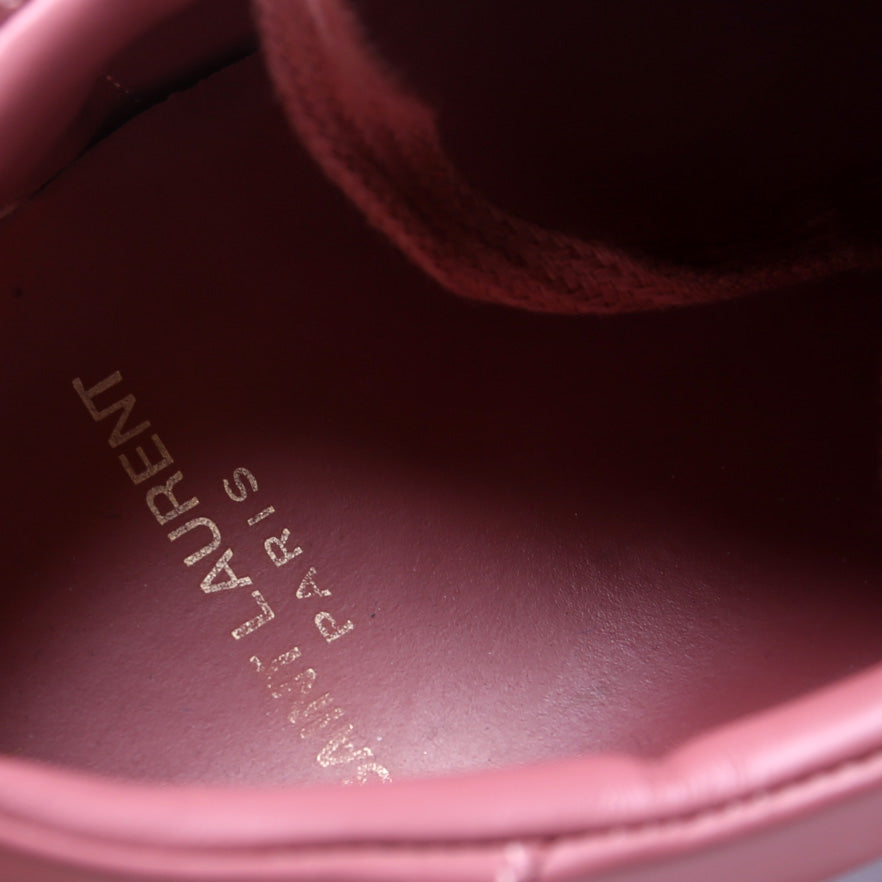 SAINT LAURENT Leather Sneakers Size 40