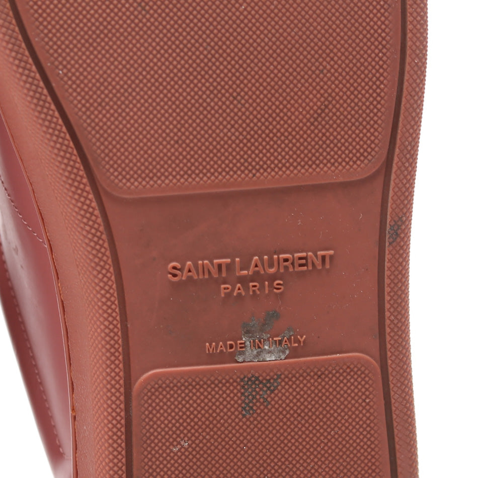 SAINT LAURENT Leather Sneakers Size 40