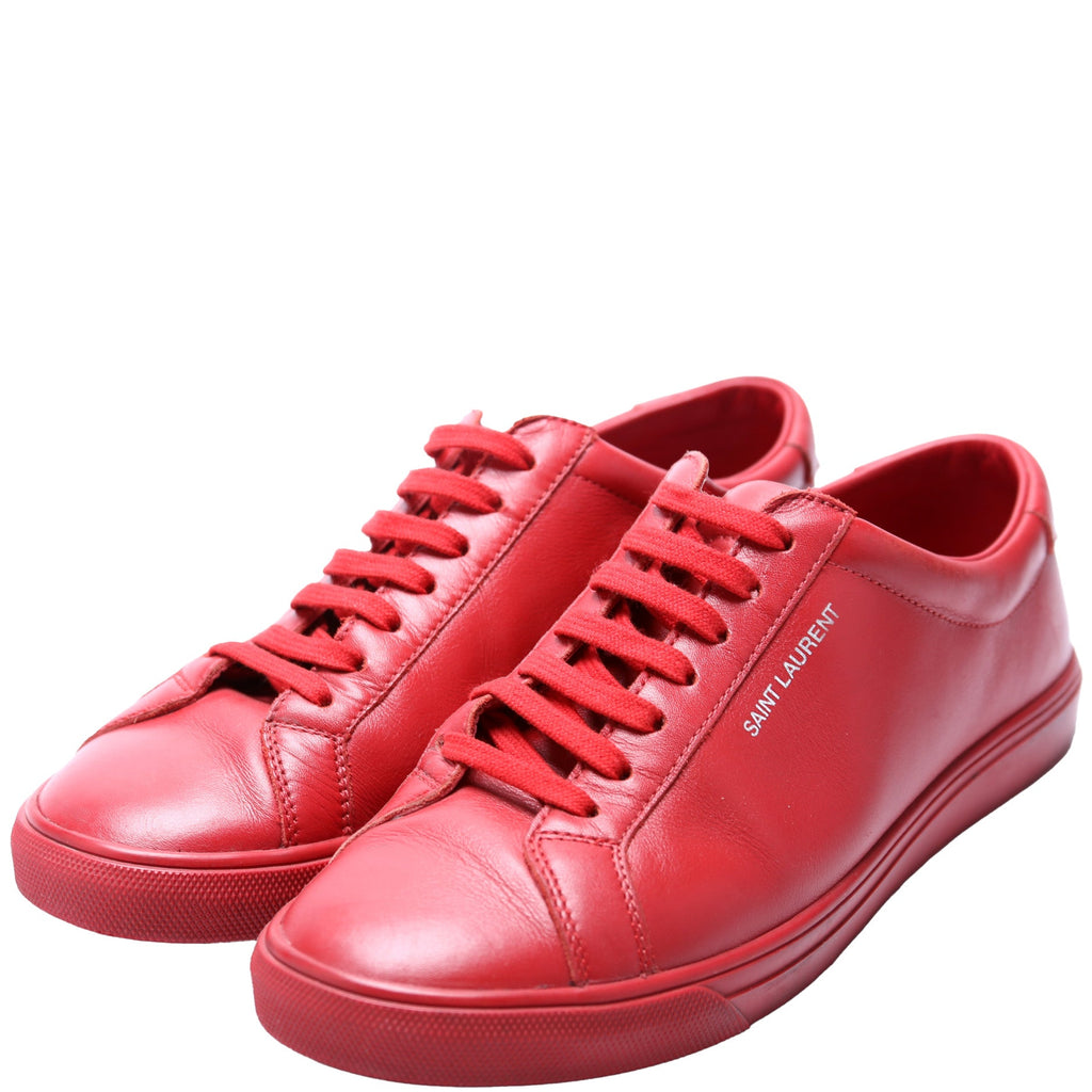 SAINT LAURENT Leather Sneakers Size 39