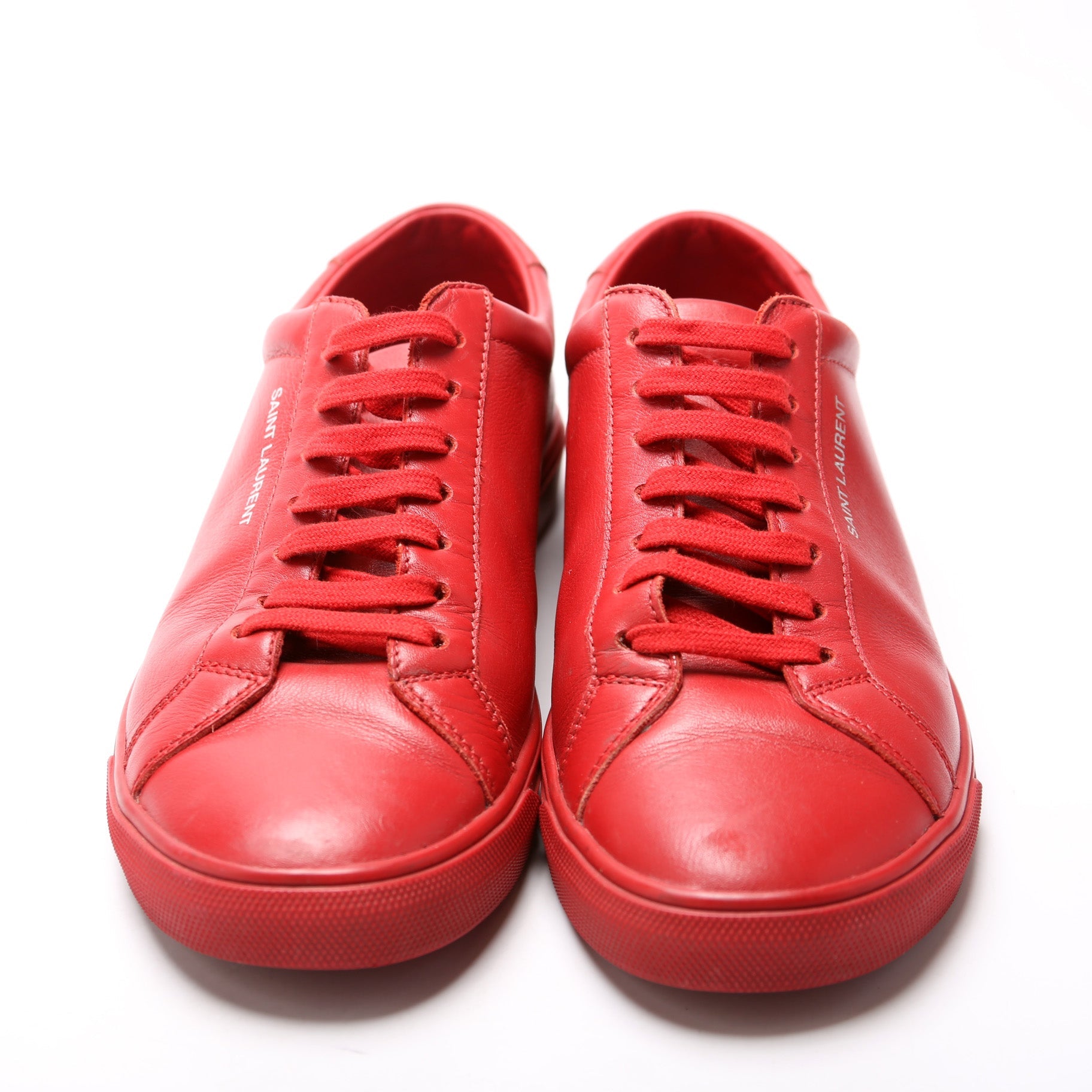 SAINT LAURENT Leather Sneakers Size 39
