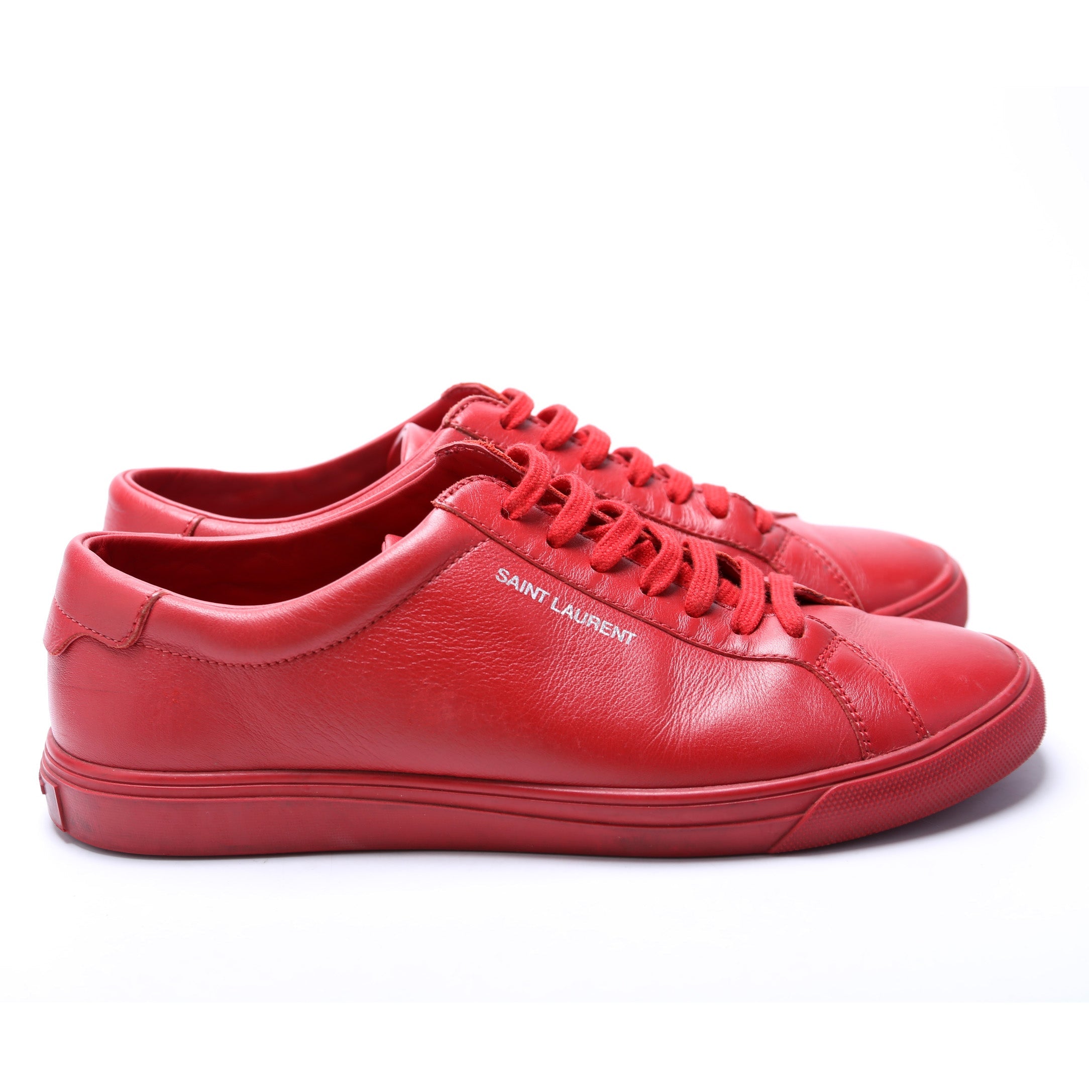 SAINT LAURENT Leather Sneakers Size 39