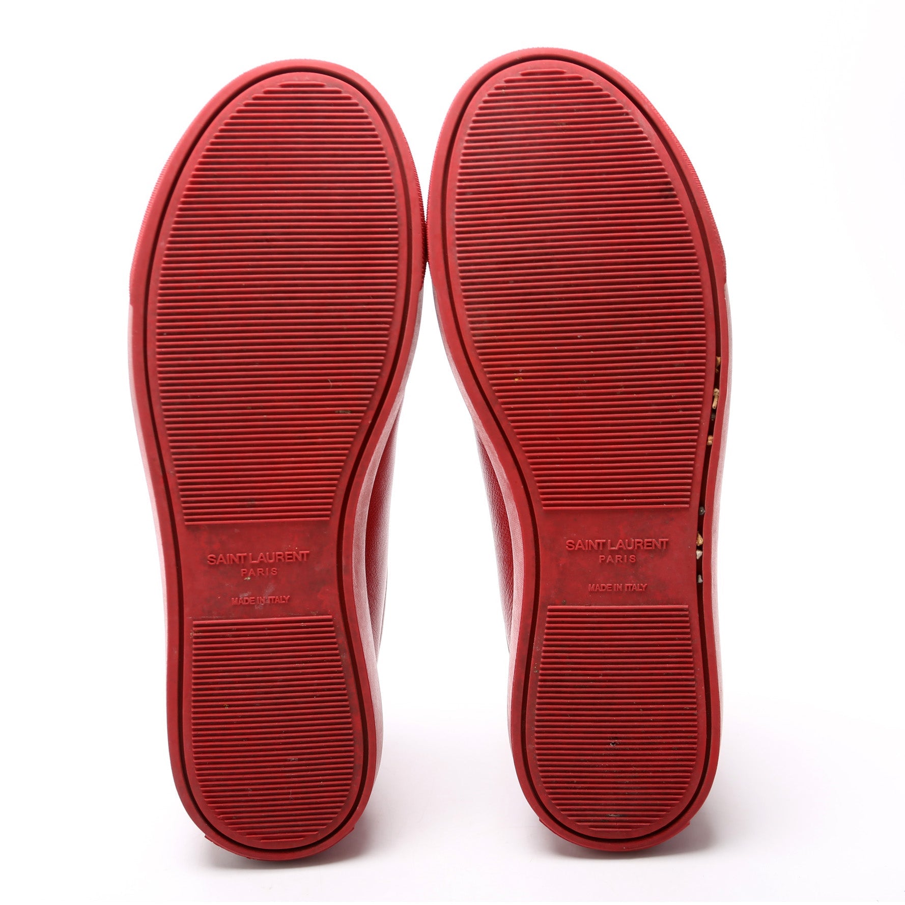 SAINT LAURENT Leather Sneakers Size 39