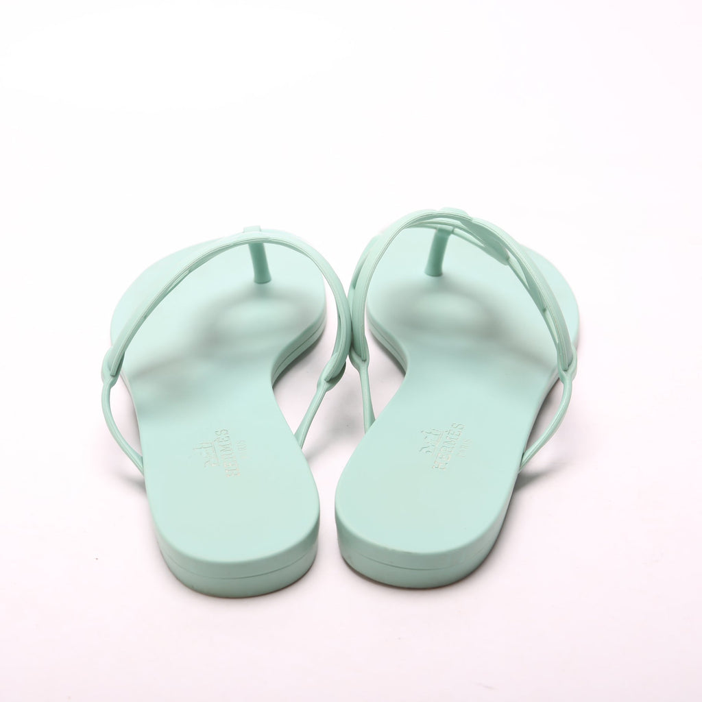 Hermes Egerie Rubber Sandals Size 37