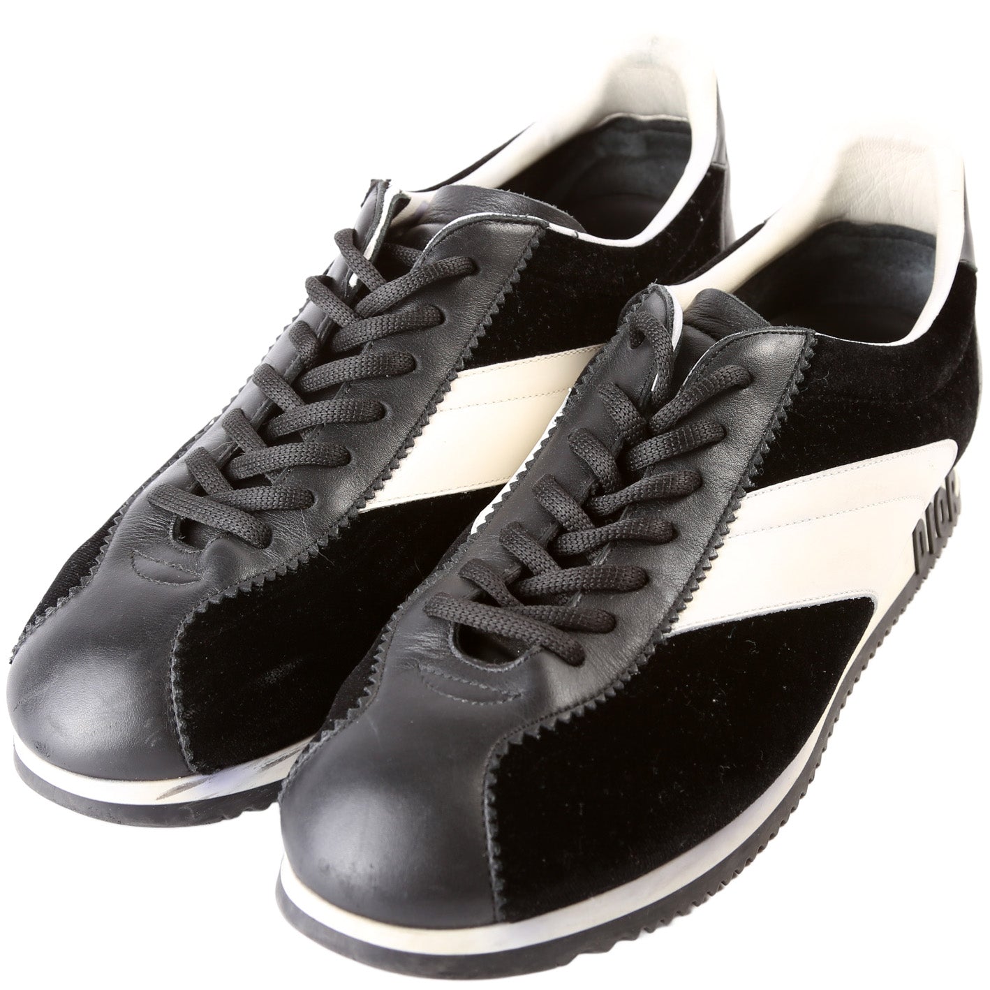 Dior Logo Leather Sneakers Size 40