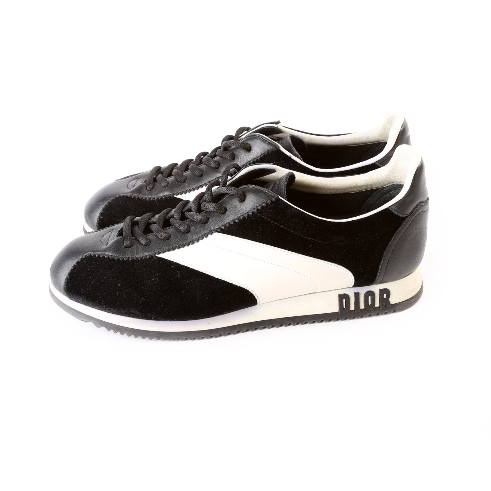 Dior Logo Leather Sneakers Size 40