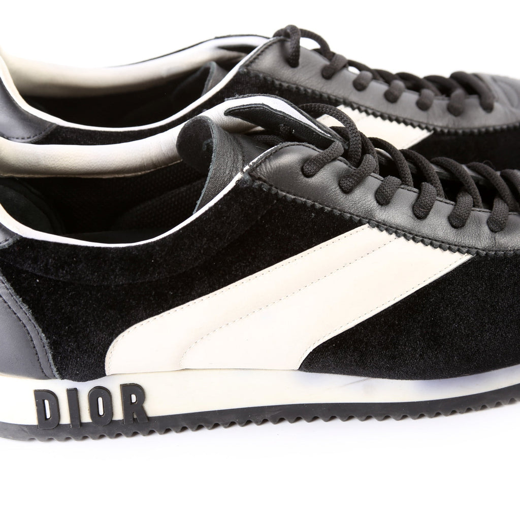 Dior Logo Leather Sneakers Size 40