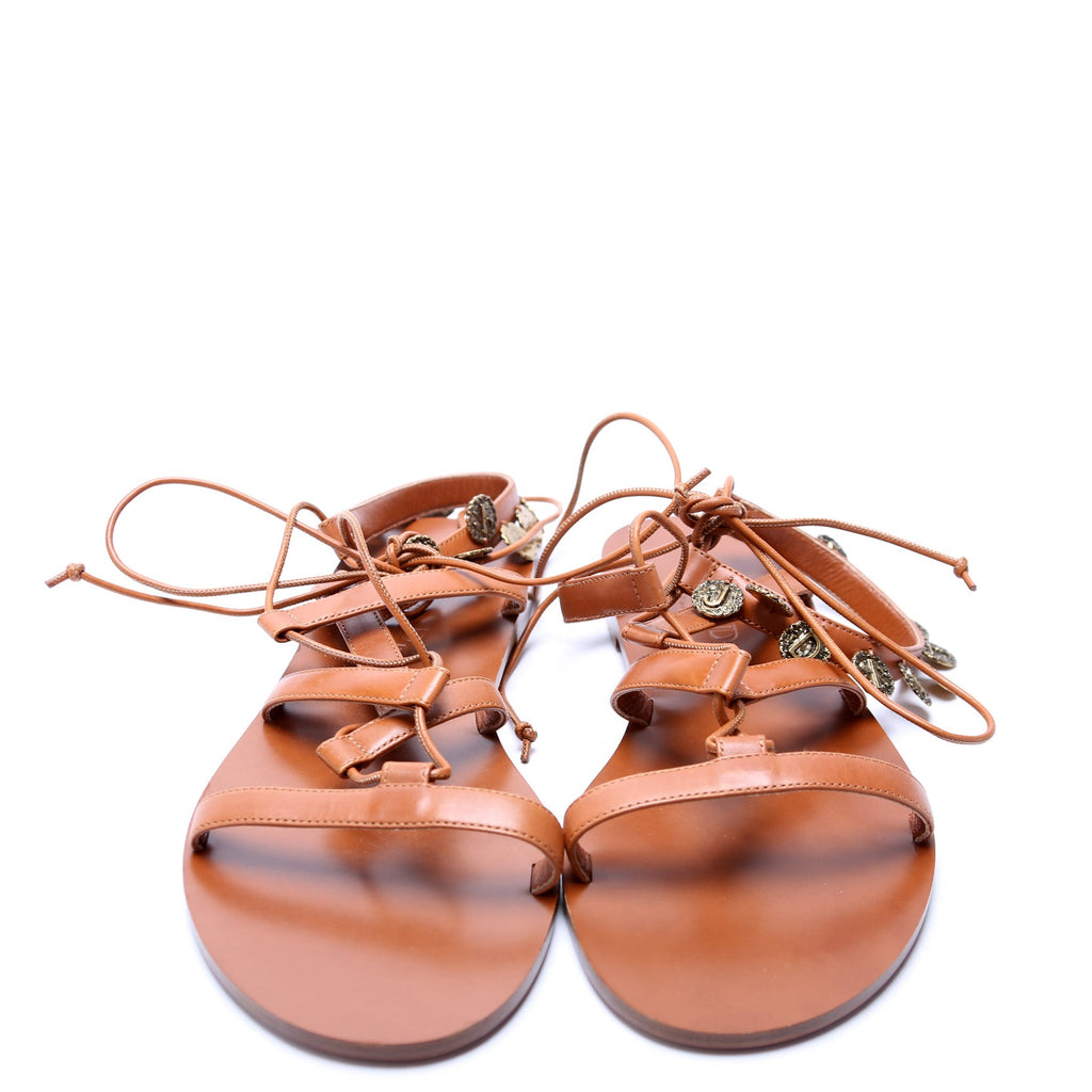 Dior Logo Ankle Strap Sandals Size 37.5