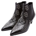 SAINT LAURENT Studded Booties Size 38