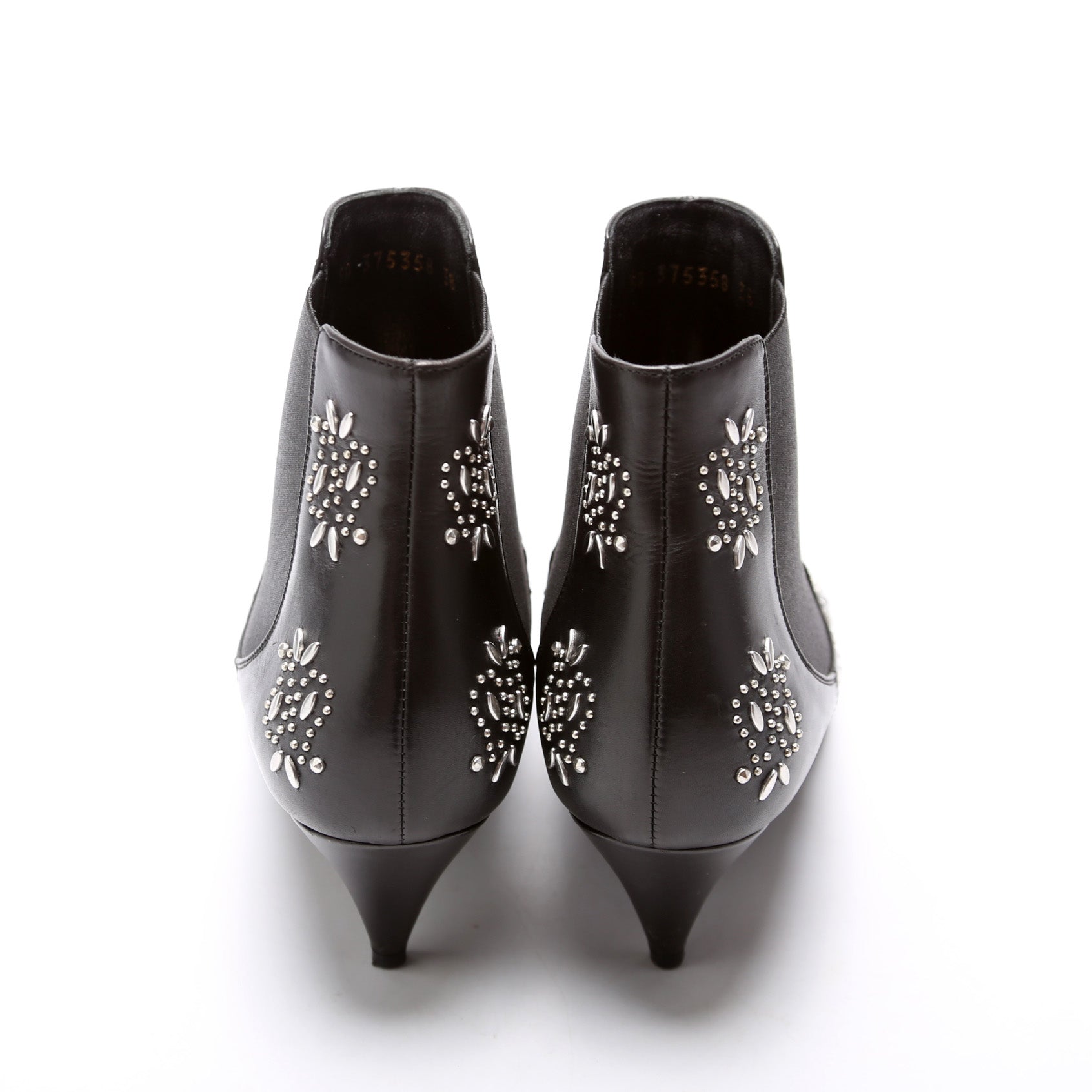 SAINT LAURENT Studded Booties Size 38