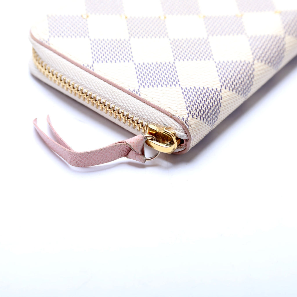 Clemence Wallet Damier Azur