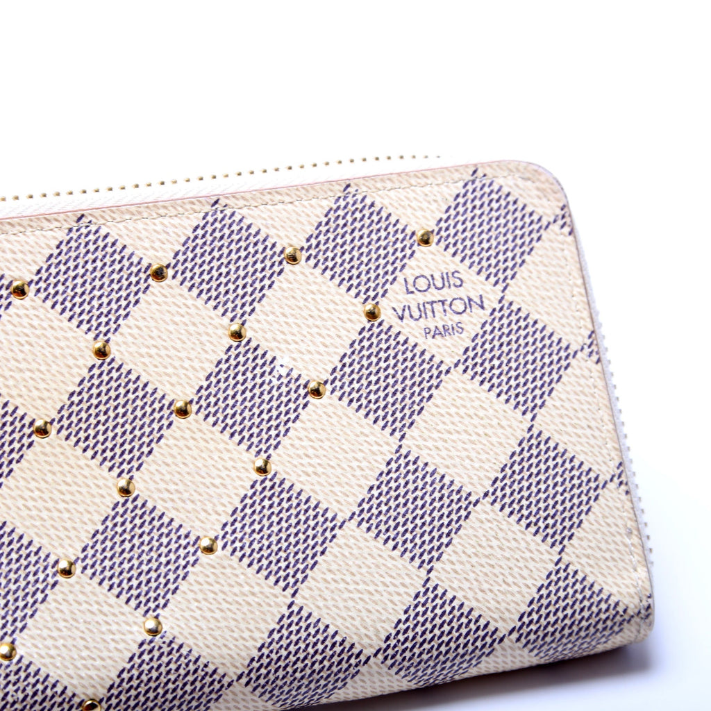 Clemence Wallet Damier Azur