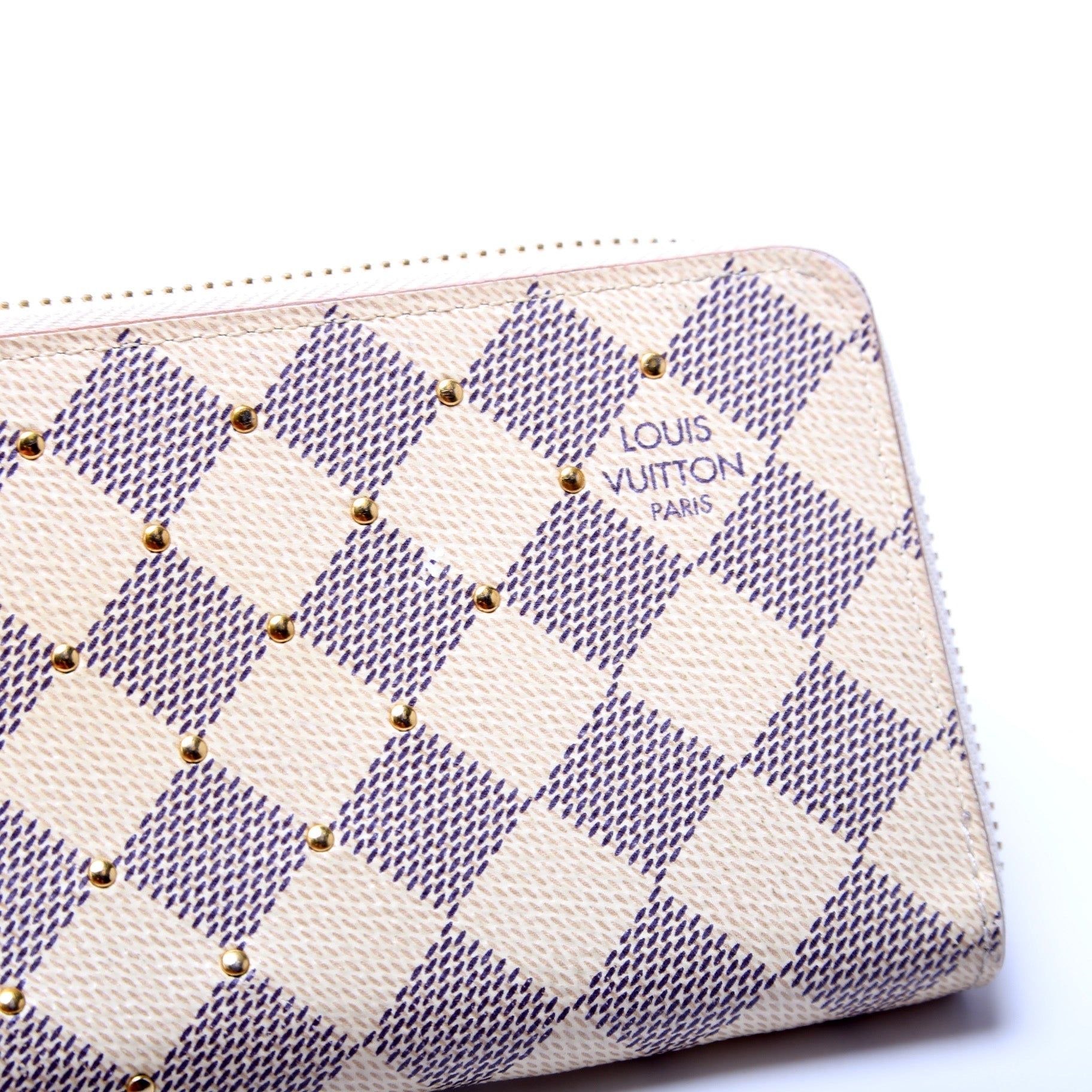 Clemence Wallet Damier Azur