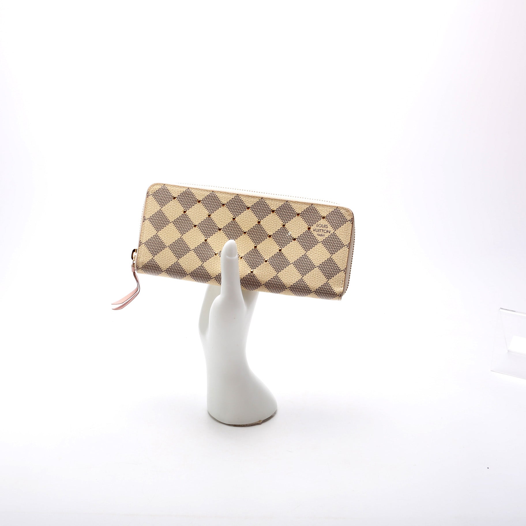 Clemence Wallet Damier Azur
