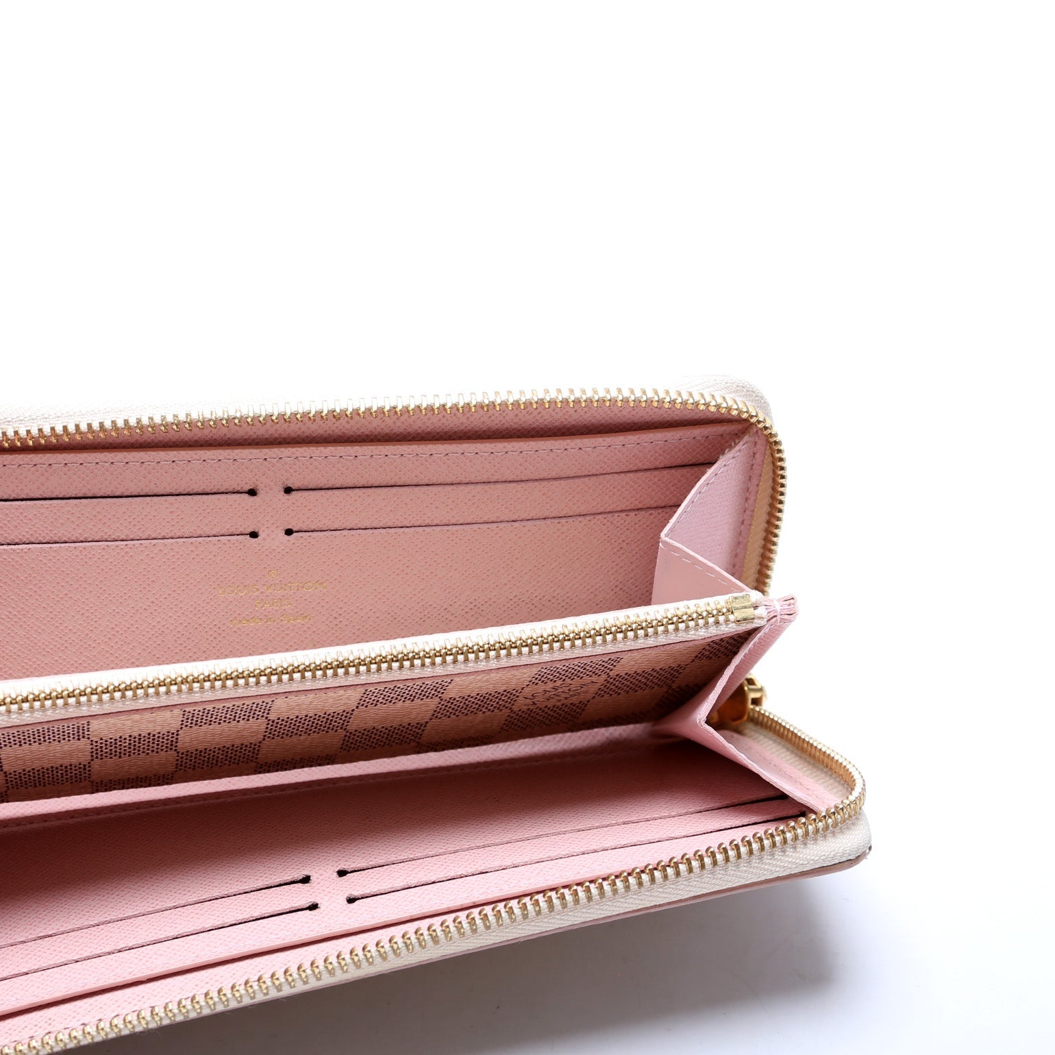 Clemence Wallet Damier Azur