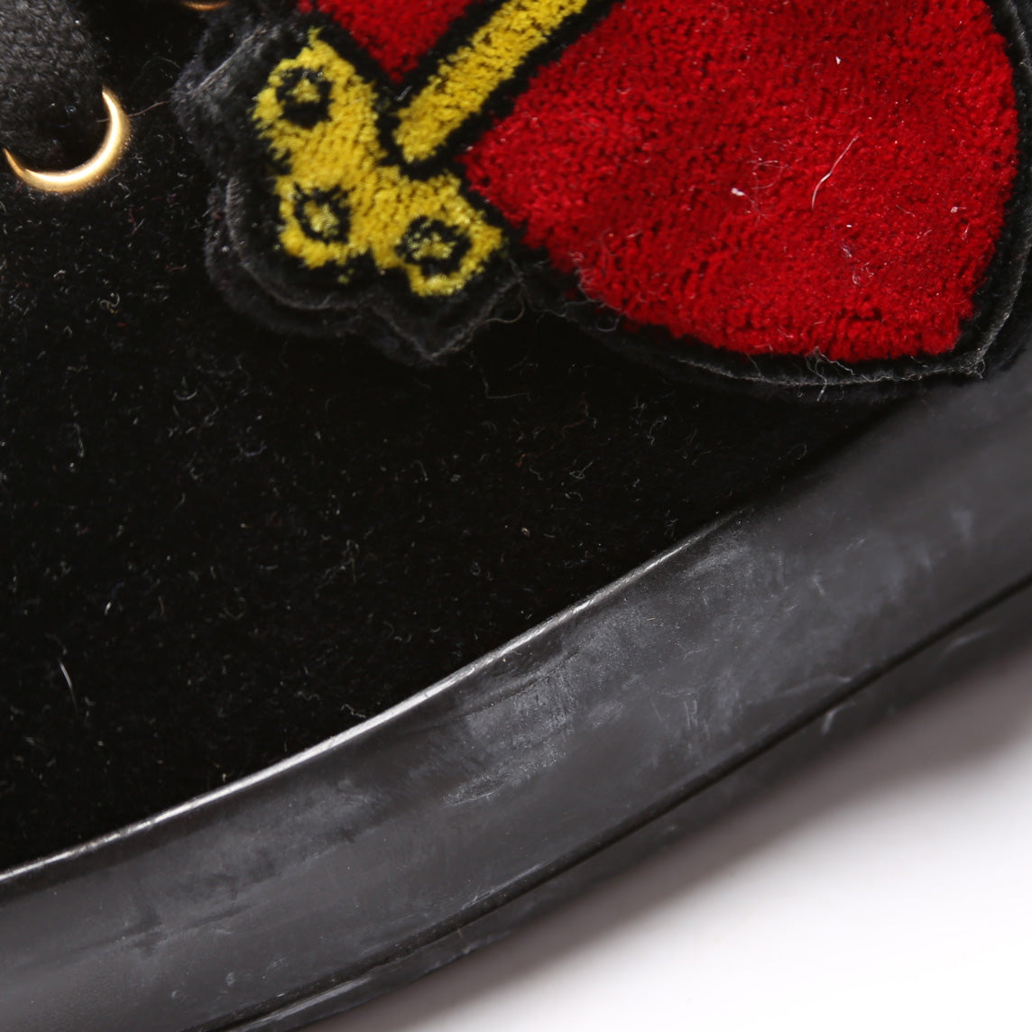 Prada Velvet Logo Sneakers Size 38.5