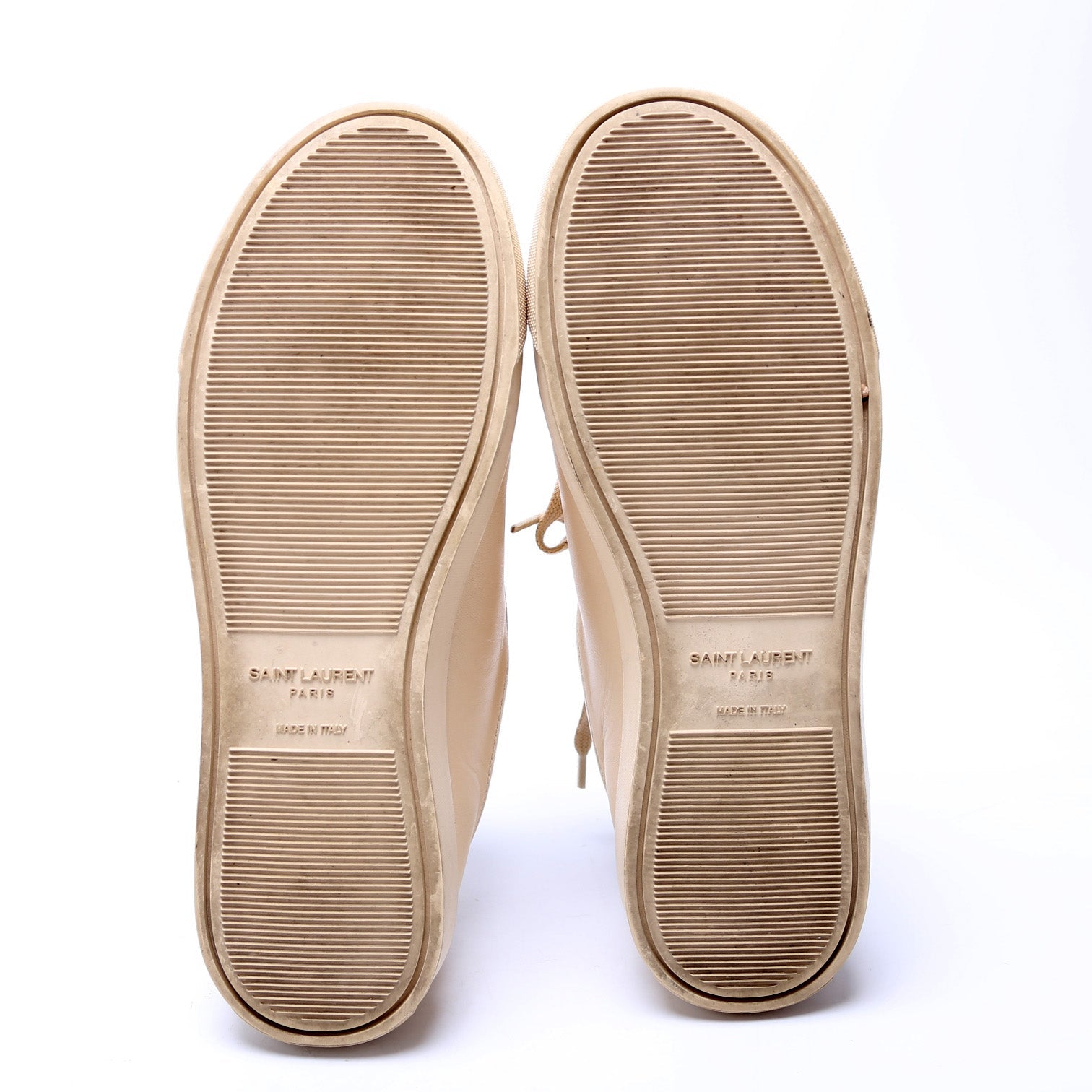 SAINT LAURENT Leather Sneakers Size 37.5