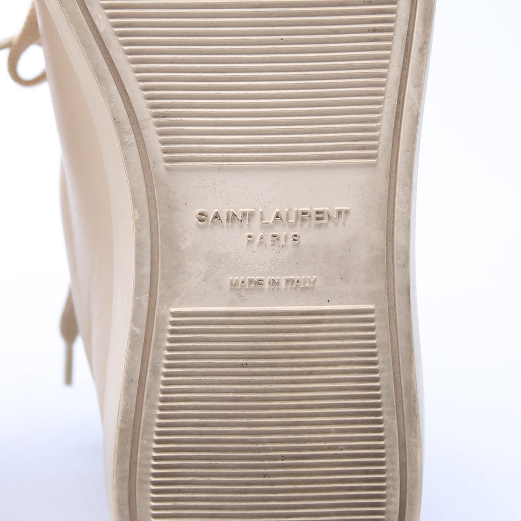 SAINT LAURENT Leather Sneakers Size 37.5