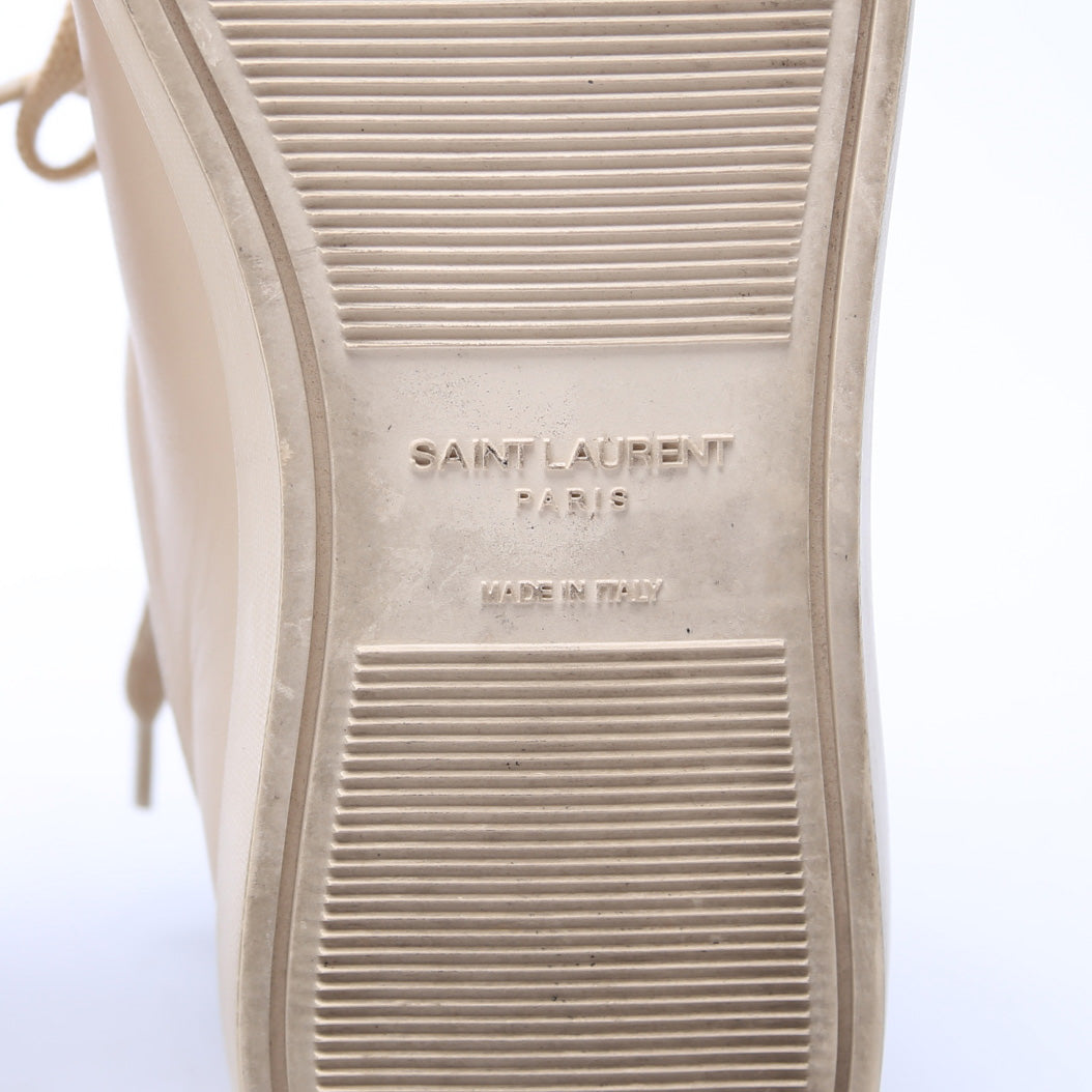 SAINT LAURENT Leather Sneakers Size 37.5