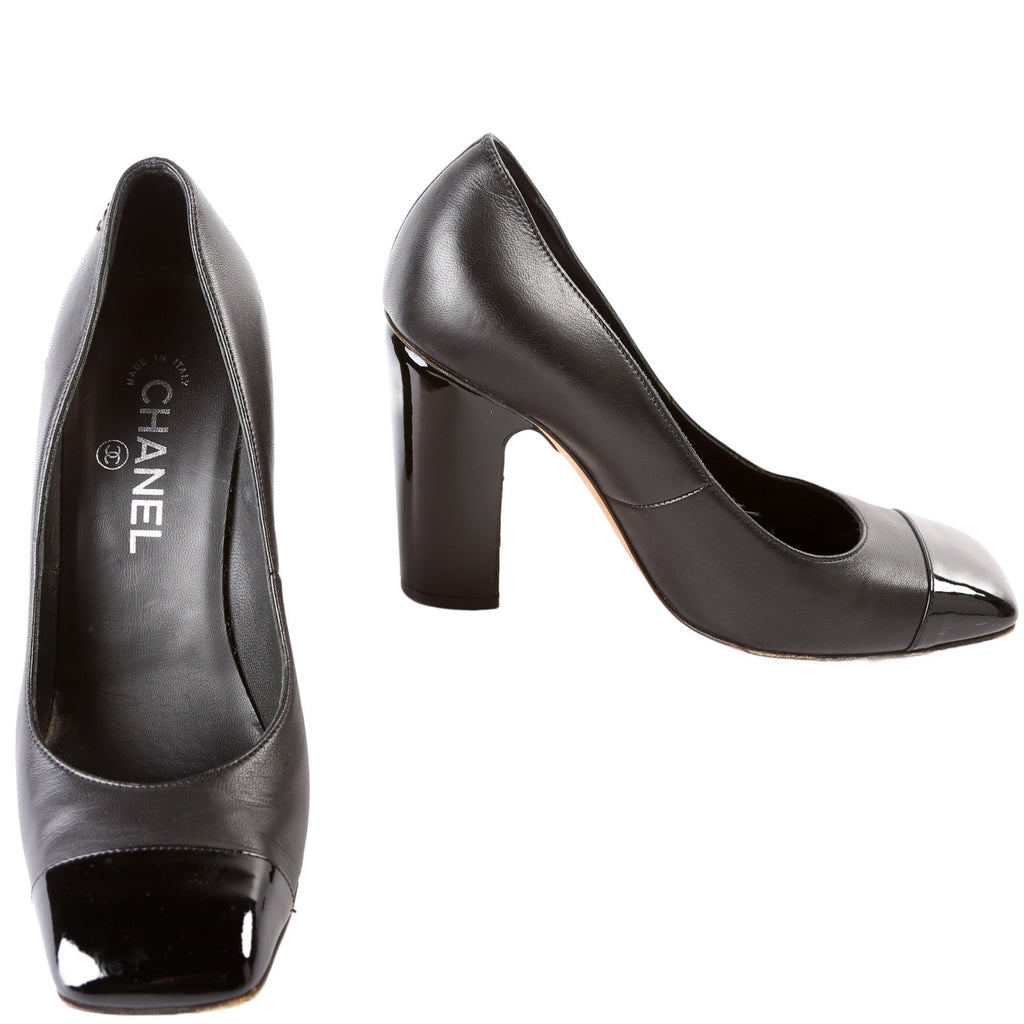 Cap Toe Pumps Size 38.5