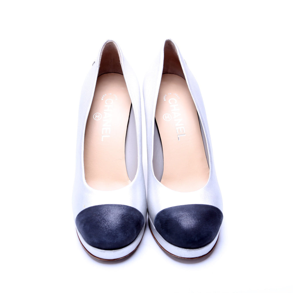 Cap Toe Pumps Size 37.5