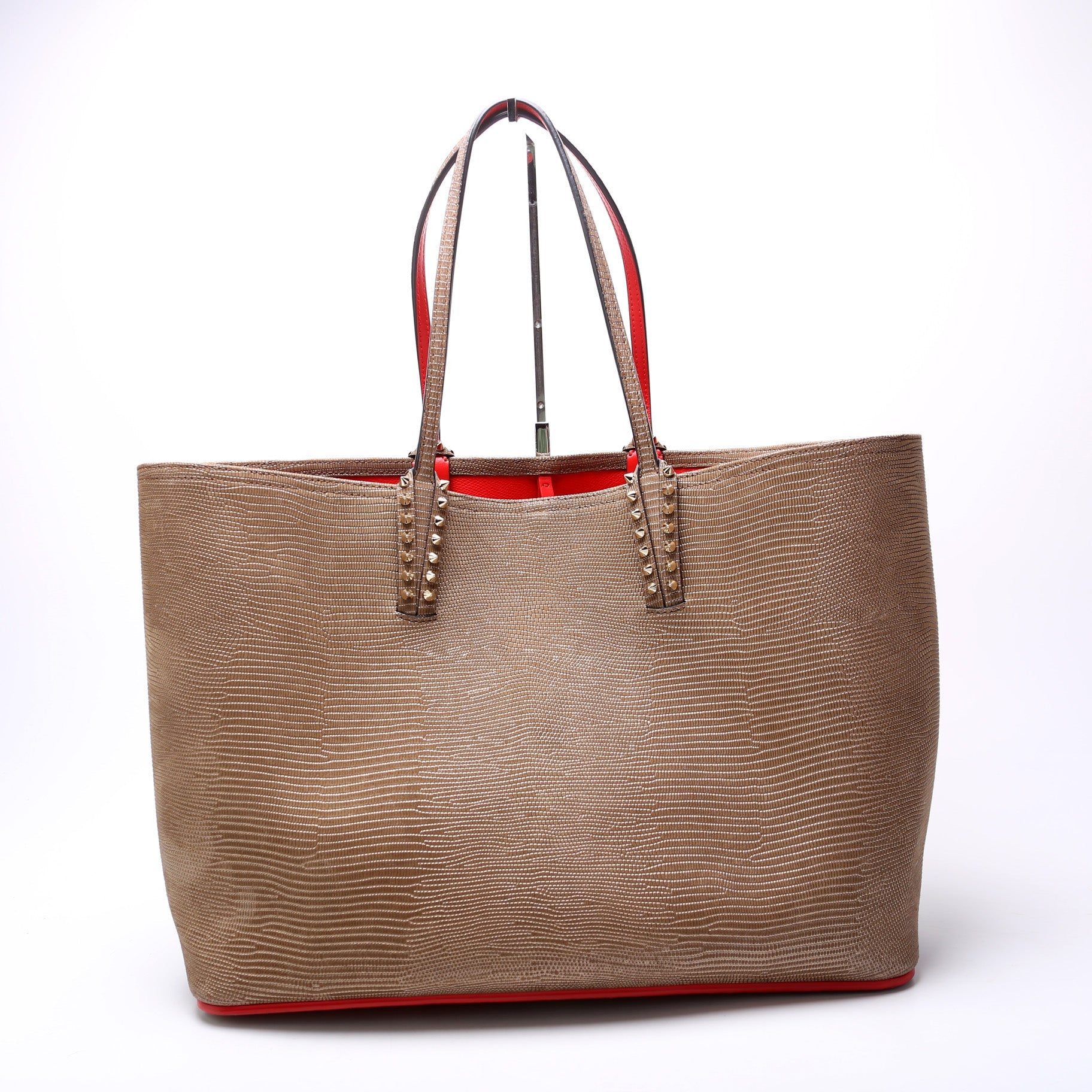 Cabata Leather Tote W/Pouch