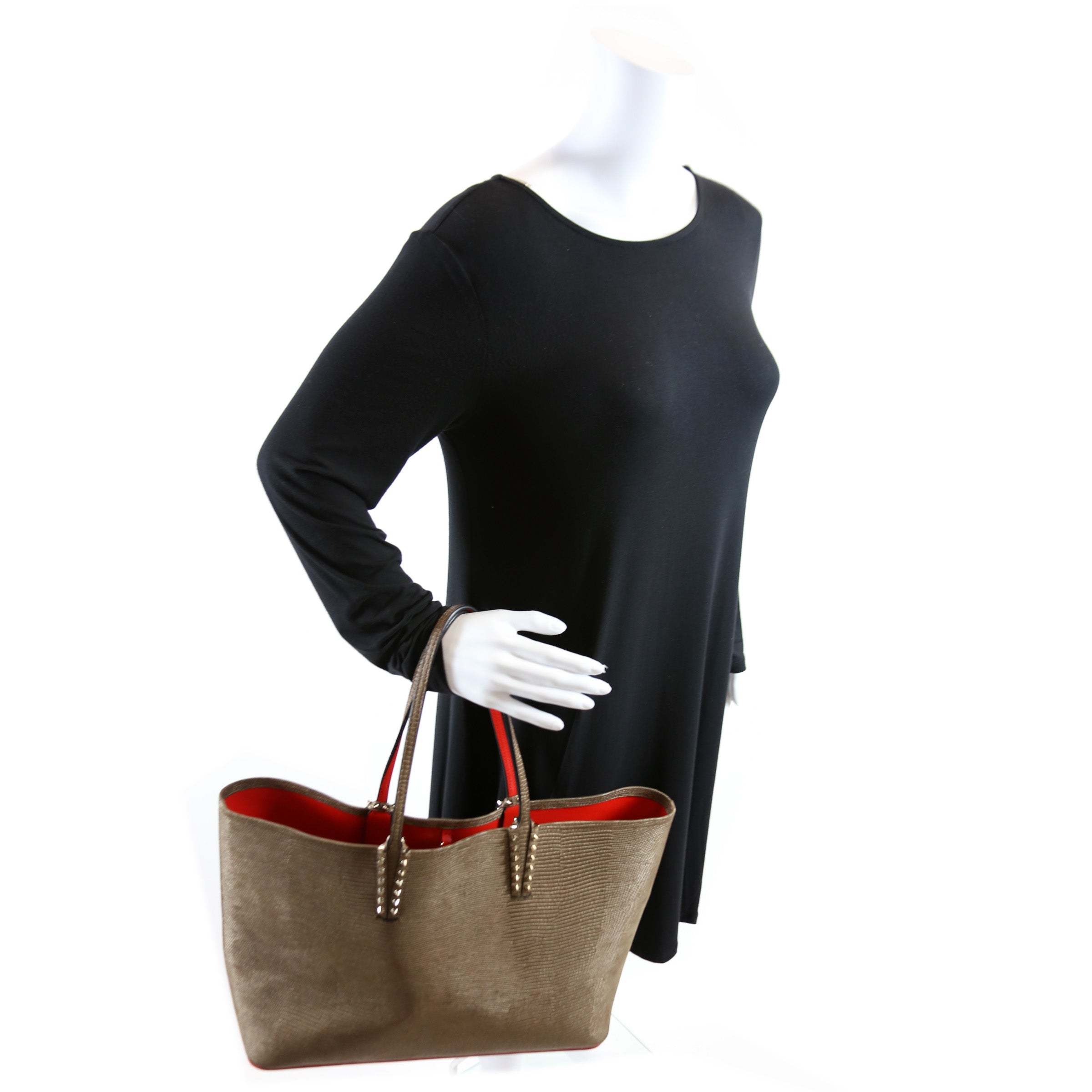 Cabata Leather Tote W/Pouch