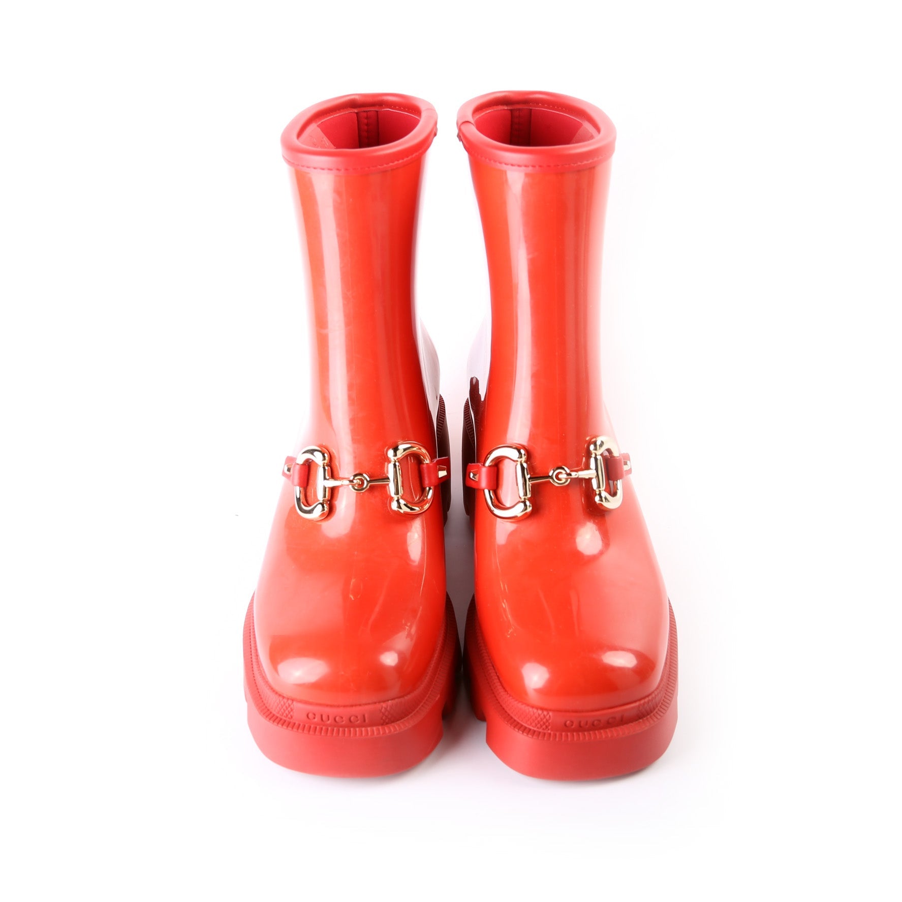 Gucci Horsebit Rubber Boots Size 37