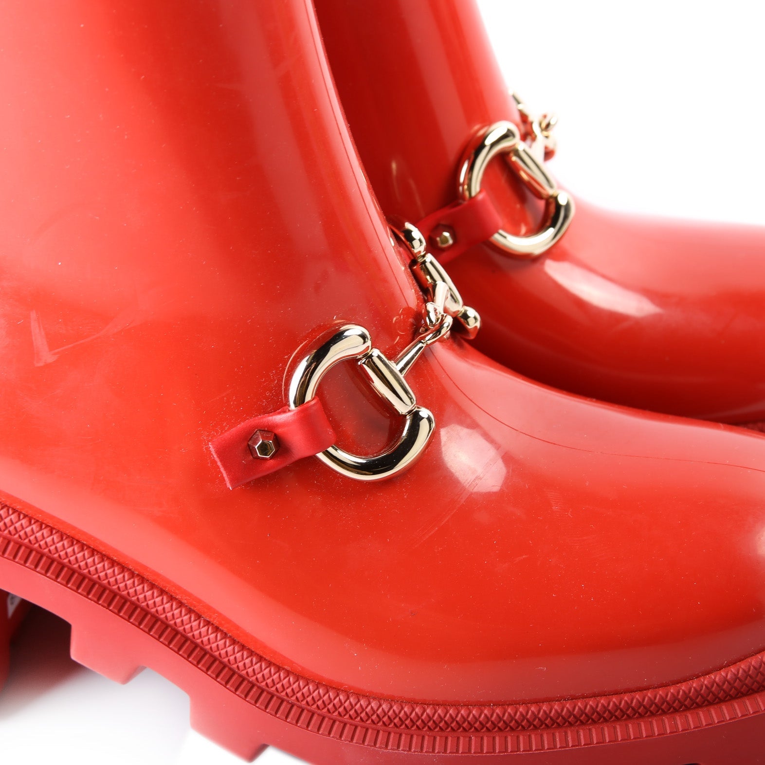 Gucci Horsebit Rubber Boots Size 37
