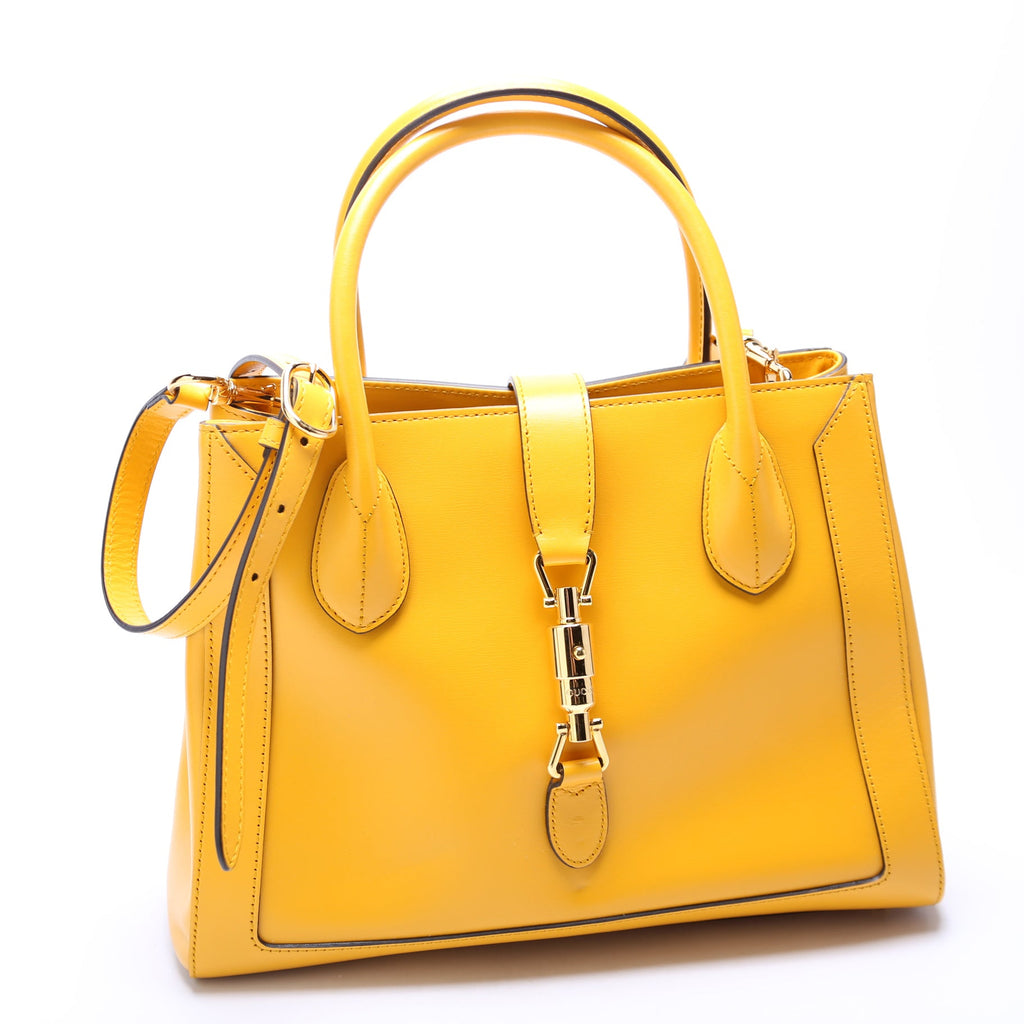 649016 Jackie 1961 Leather Medium Tote