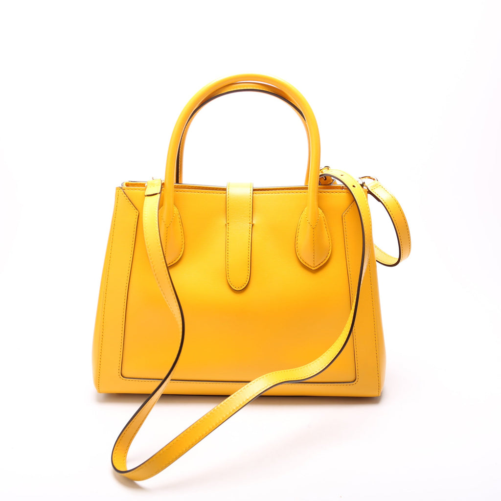 649016 Jackie 1961 Leather Medium Tote