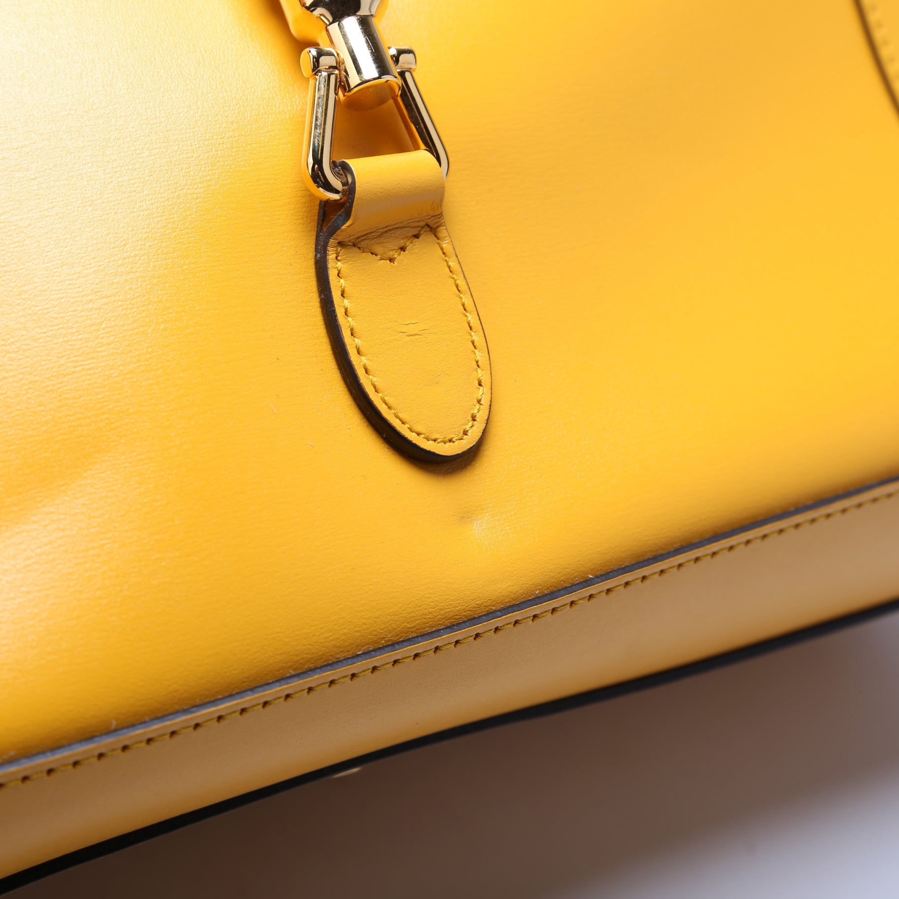 649016 Jackie 1961 Leather Medium Tote