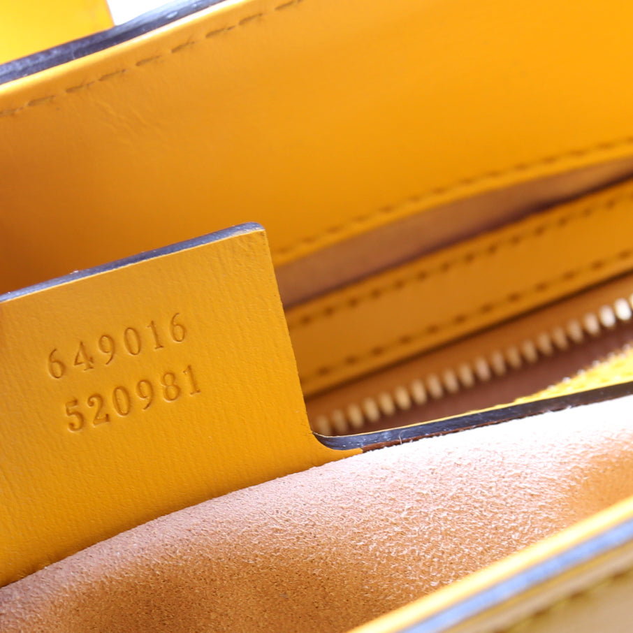 649016 Jackie 1961 Leather Medium Tote