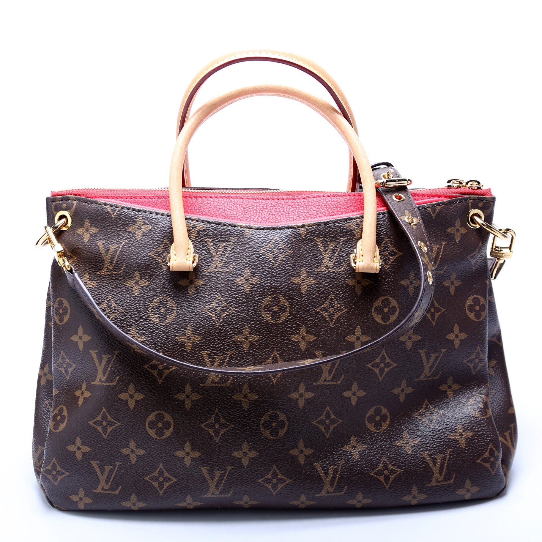 Pallas Tote Monogram Canvas Side