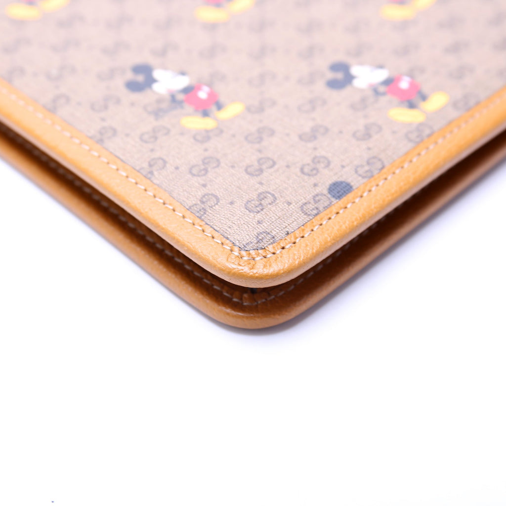Gucci 602552 Gucci X Disney GG Supreme Mickey Mouse Zip Pouch