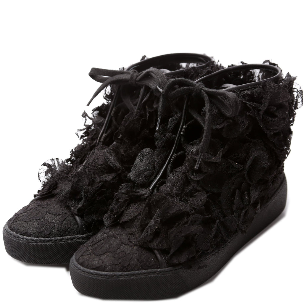 Floral Mesh Lace High Top Size 37.5