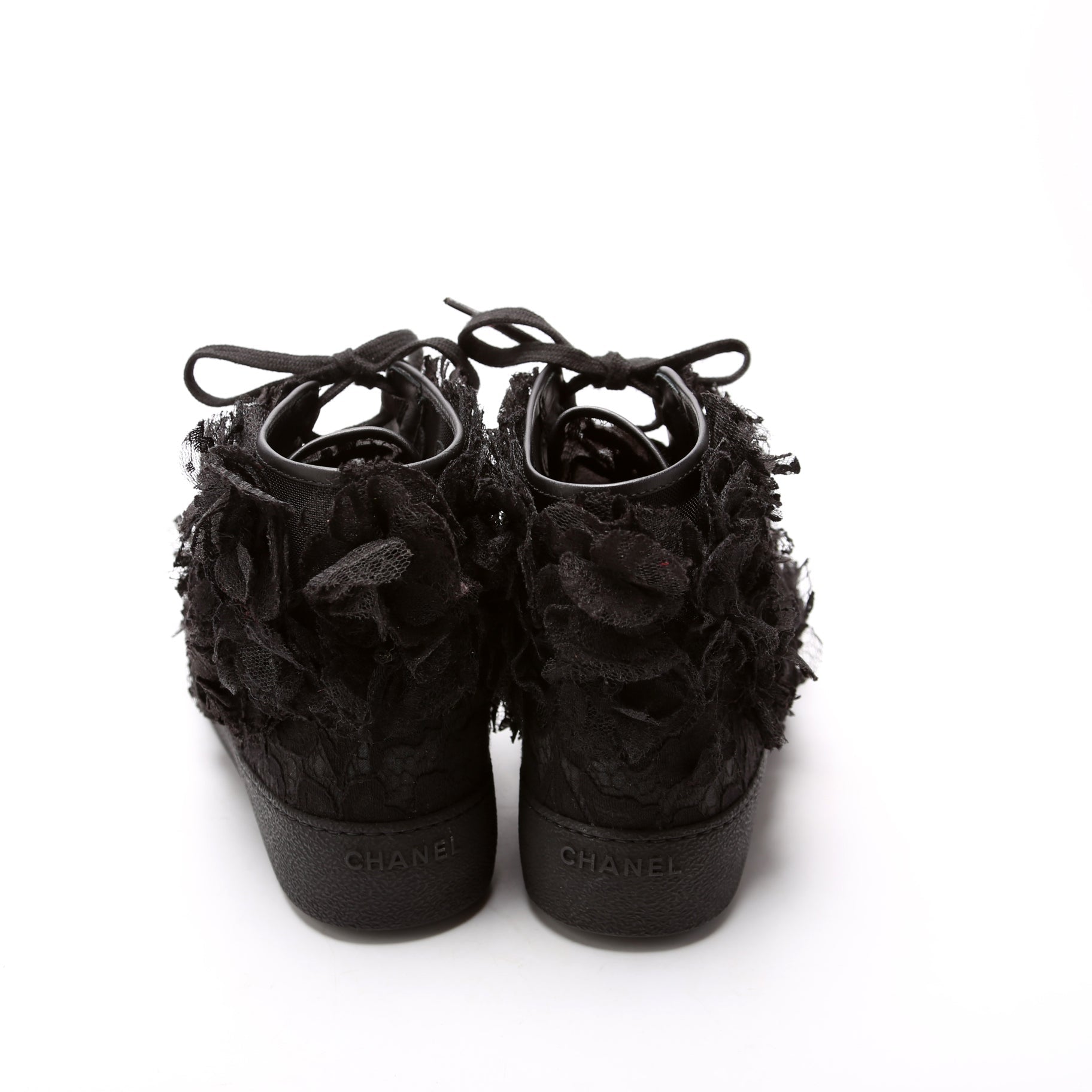 Floral Mesh Lace High Top Size 37.5