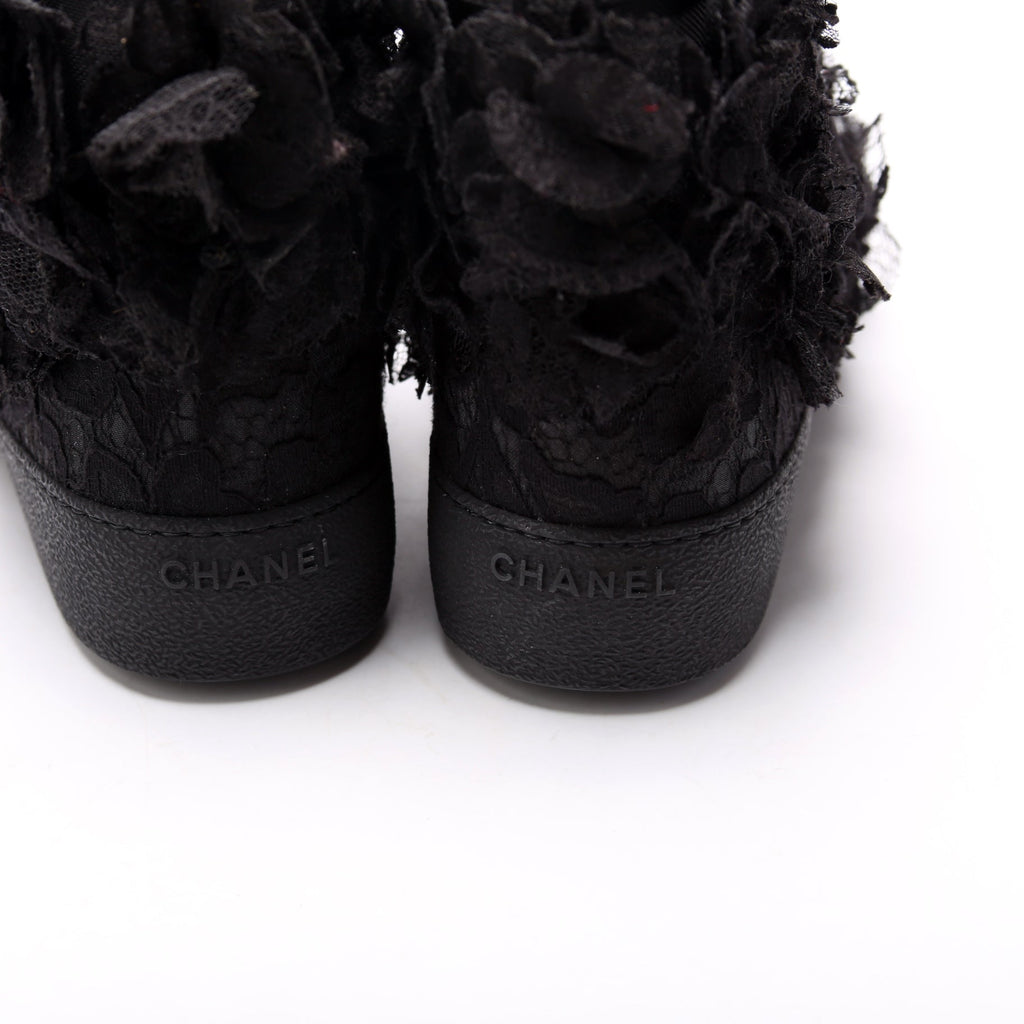 Floral Mesh Lace High Top Size 37.5