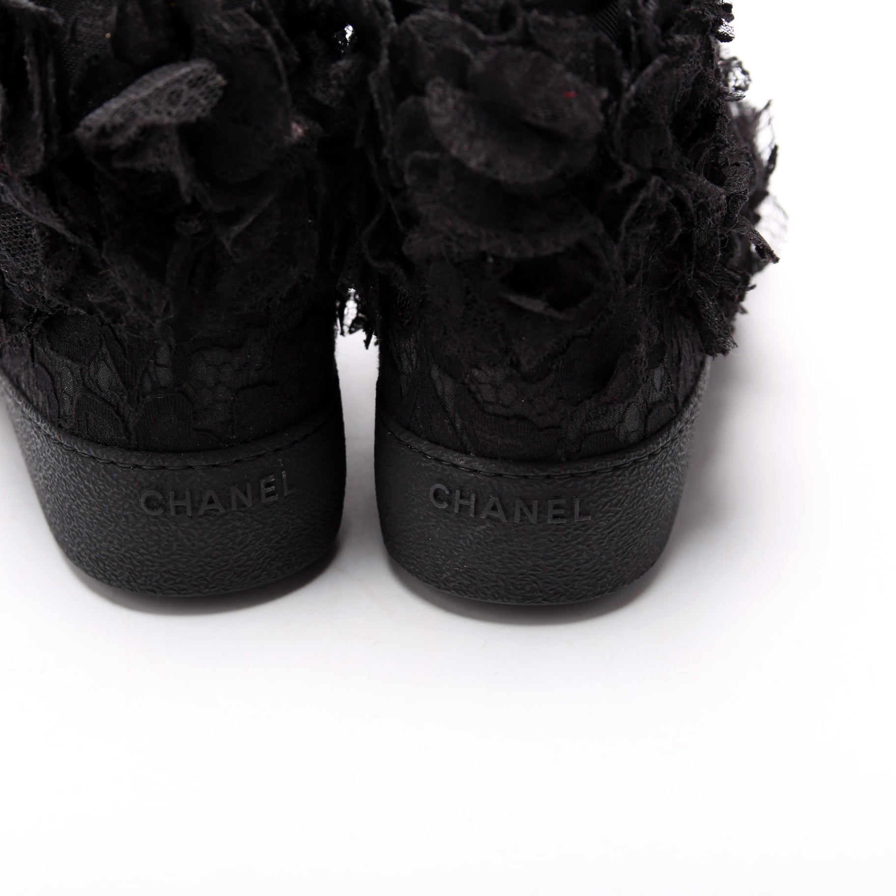 Floral Mesh Lace High Top Size 37.5