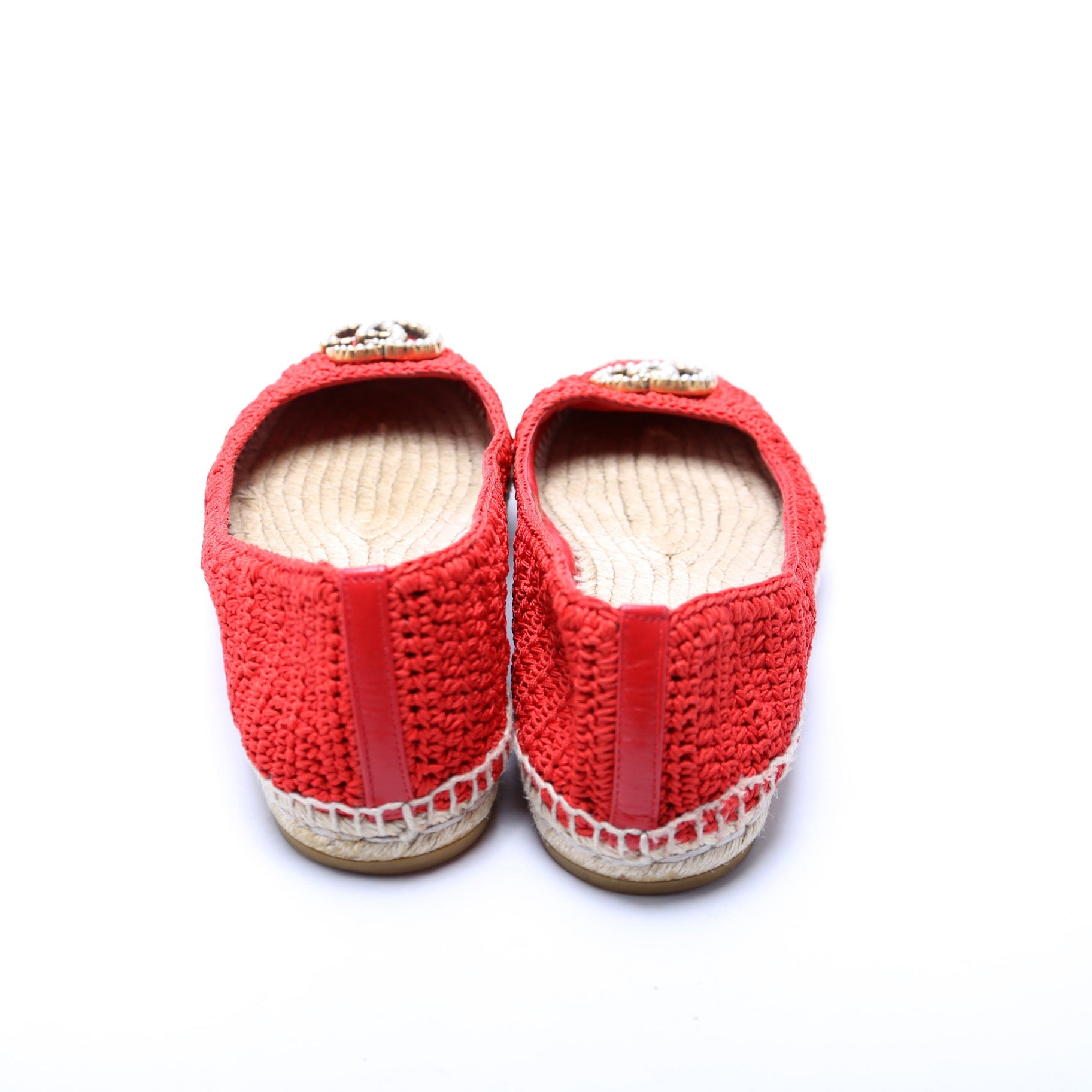 Gucci GG Pearl Espadrilles Size 37