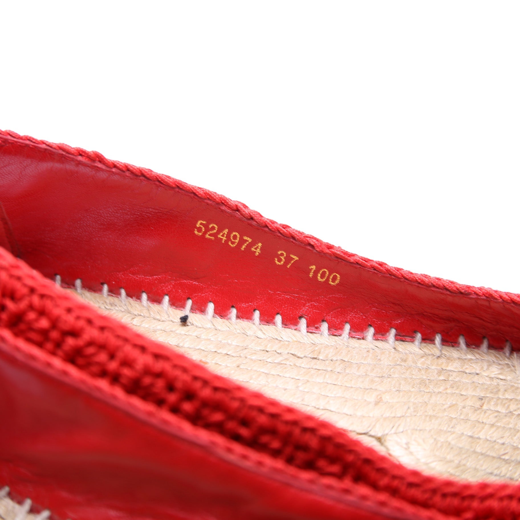 Gucci GG Pearl Espadrilles Size 37