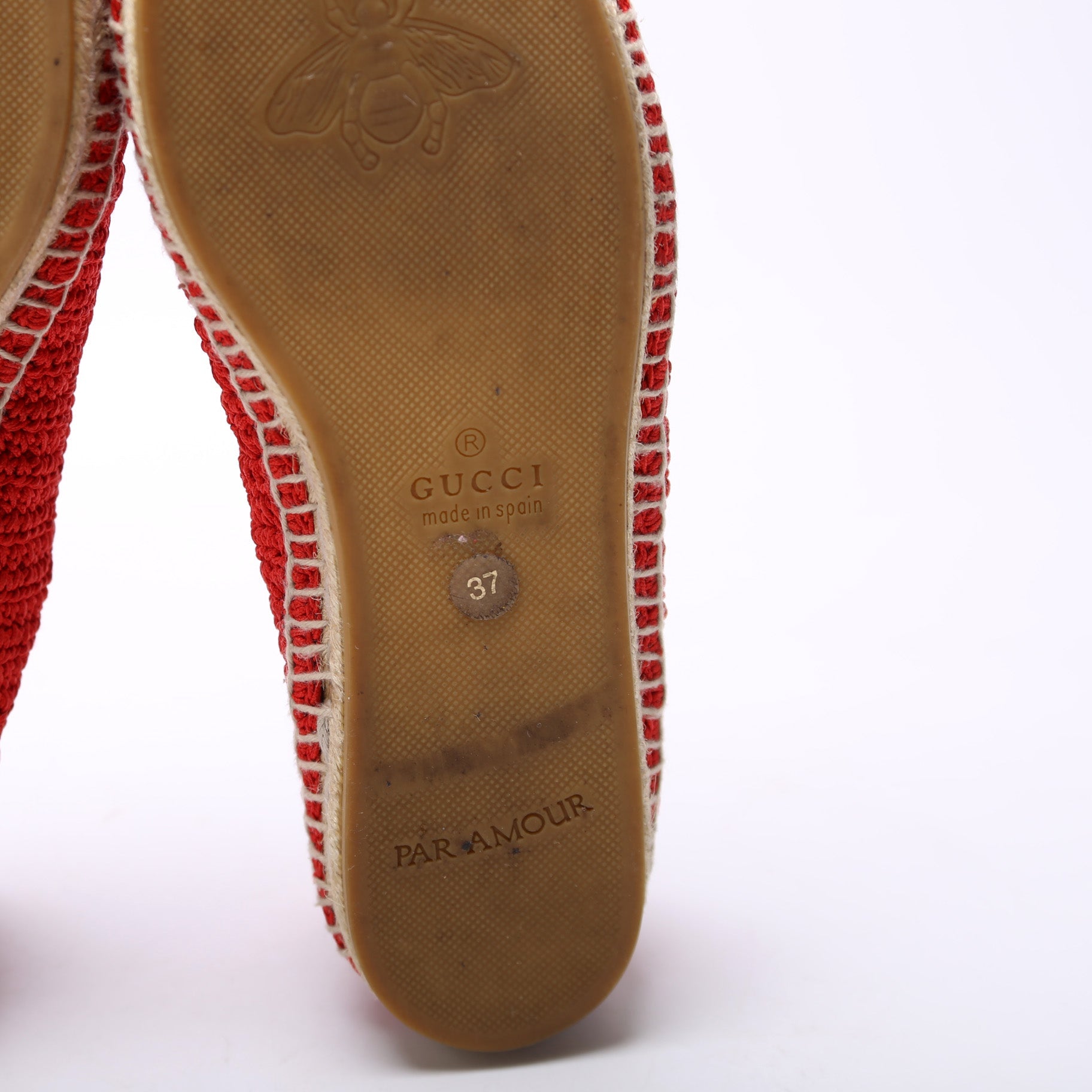 Gucci GG Pearl Espadrilles Size 37