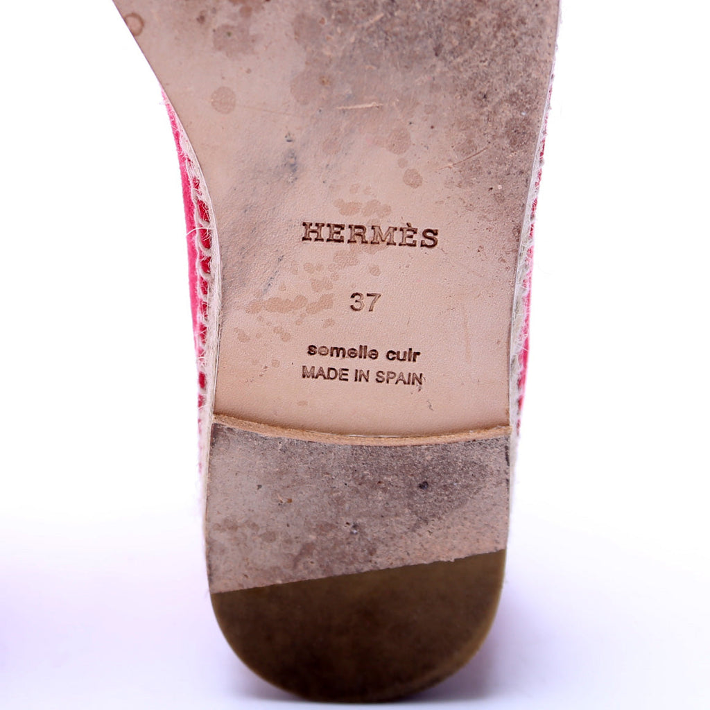 Suede Espadrilles Size 37